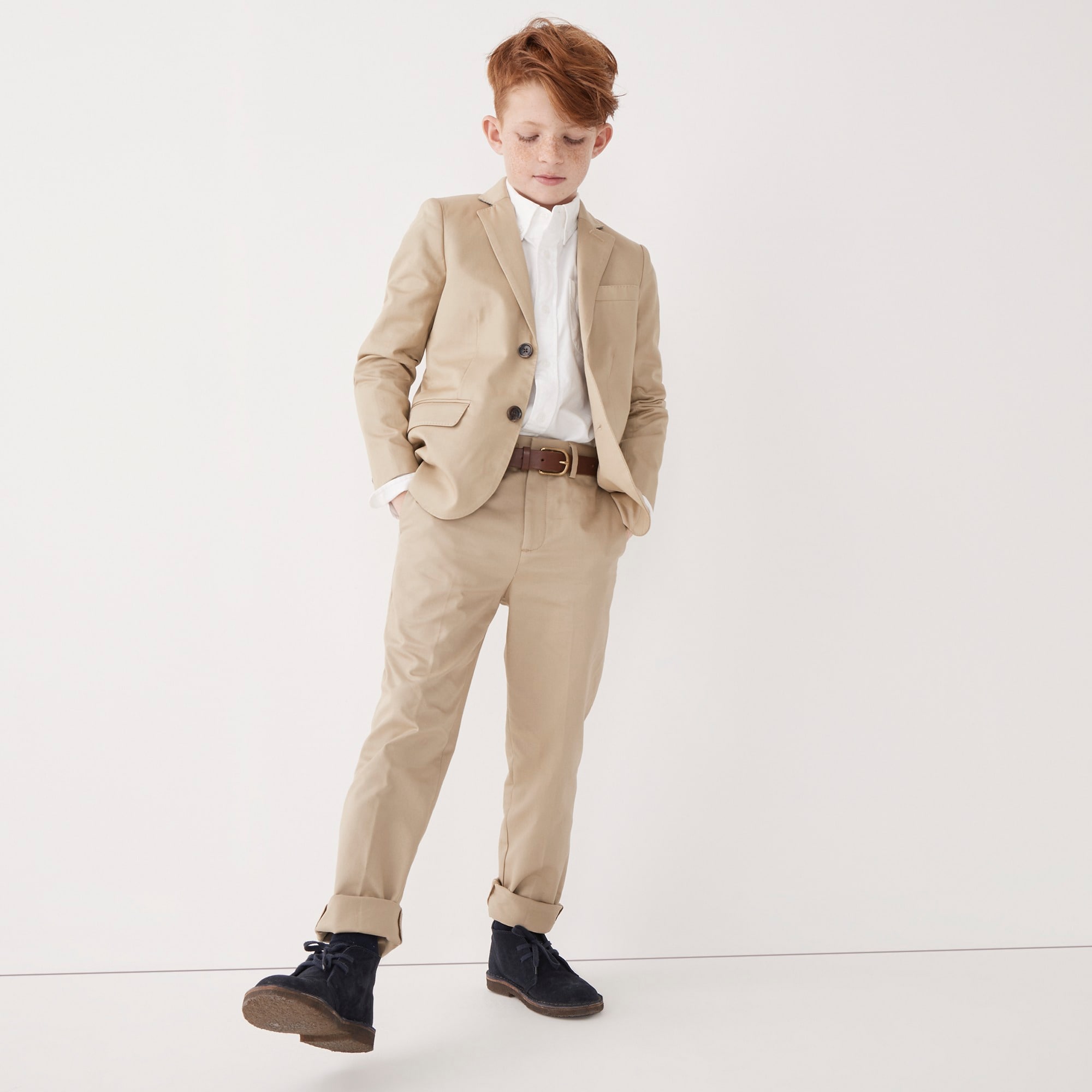 Boys' Ludlow suit pant in Italian chino