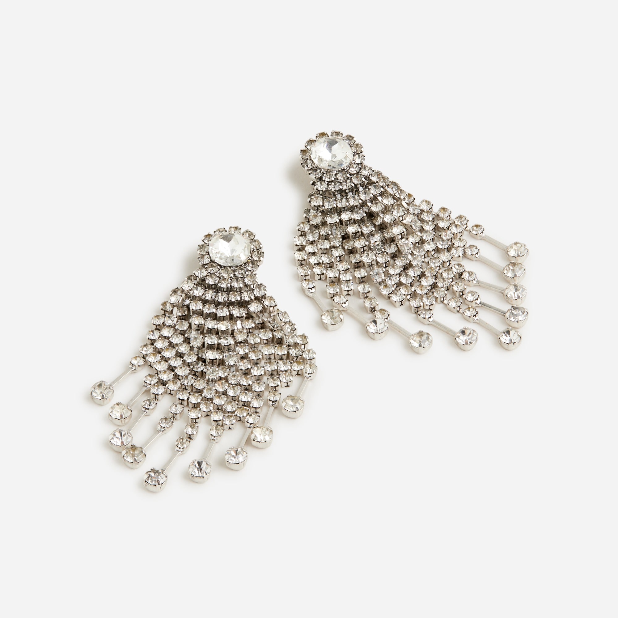 Crystal waterfall earrings