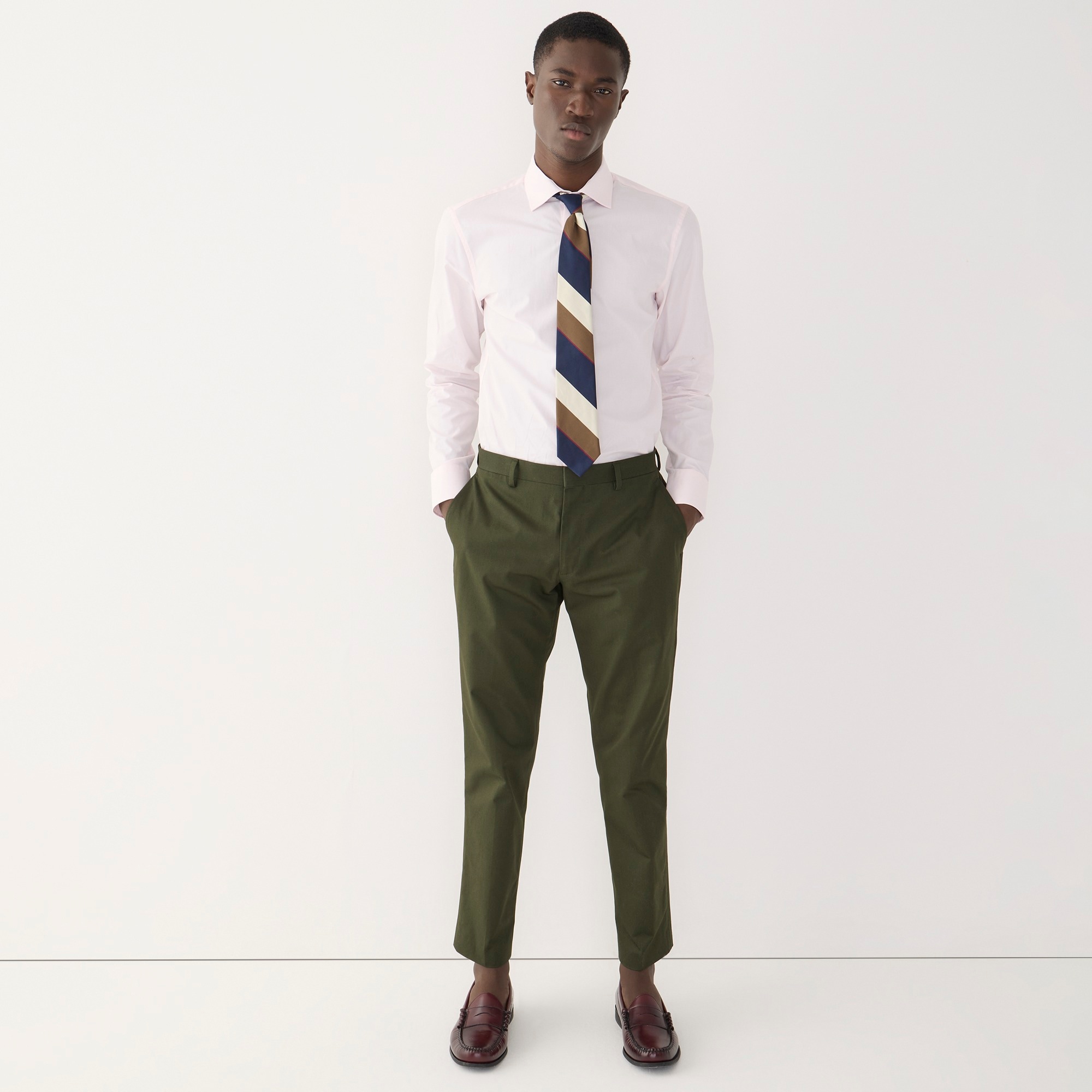 Ludlow Slim-fit suit pant in Italian chino