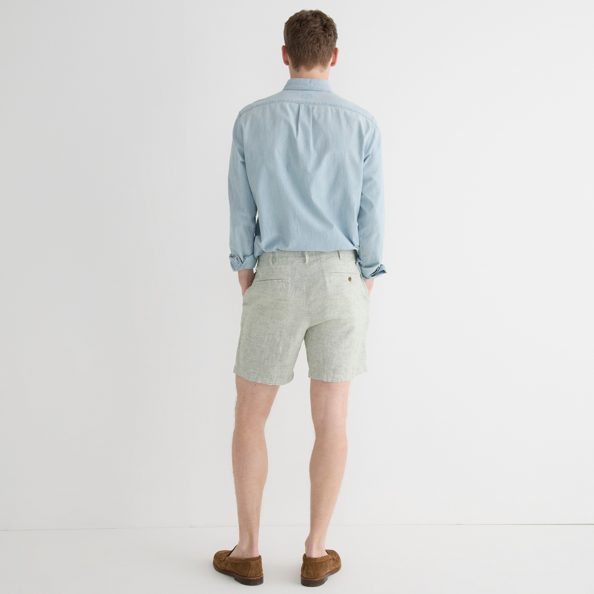 7" linen short