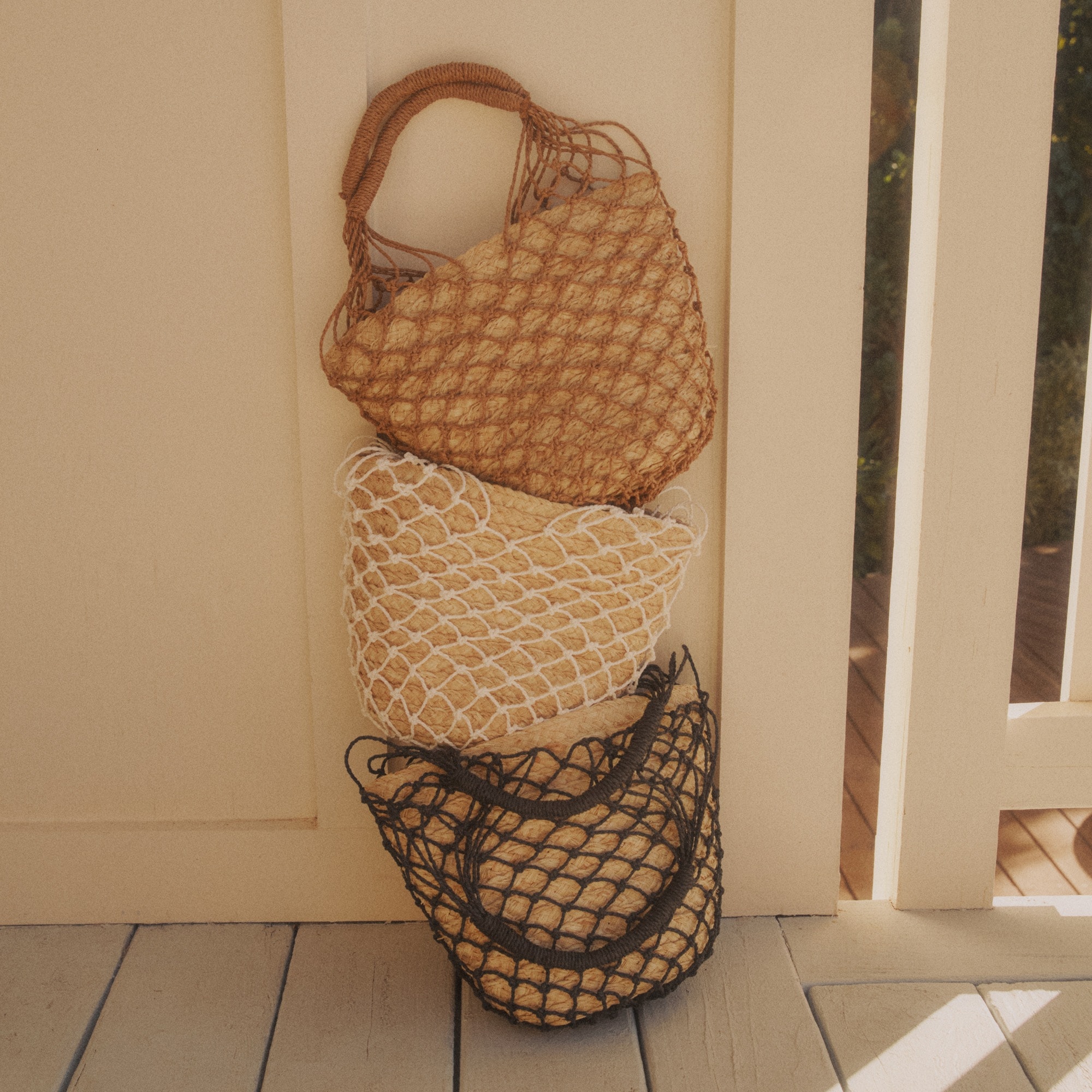 Sedona basket bag in straw
