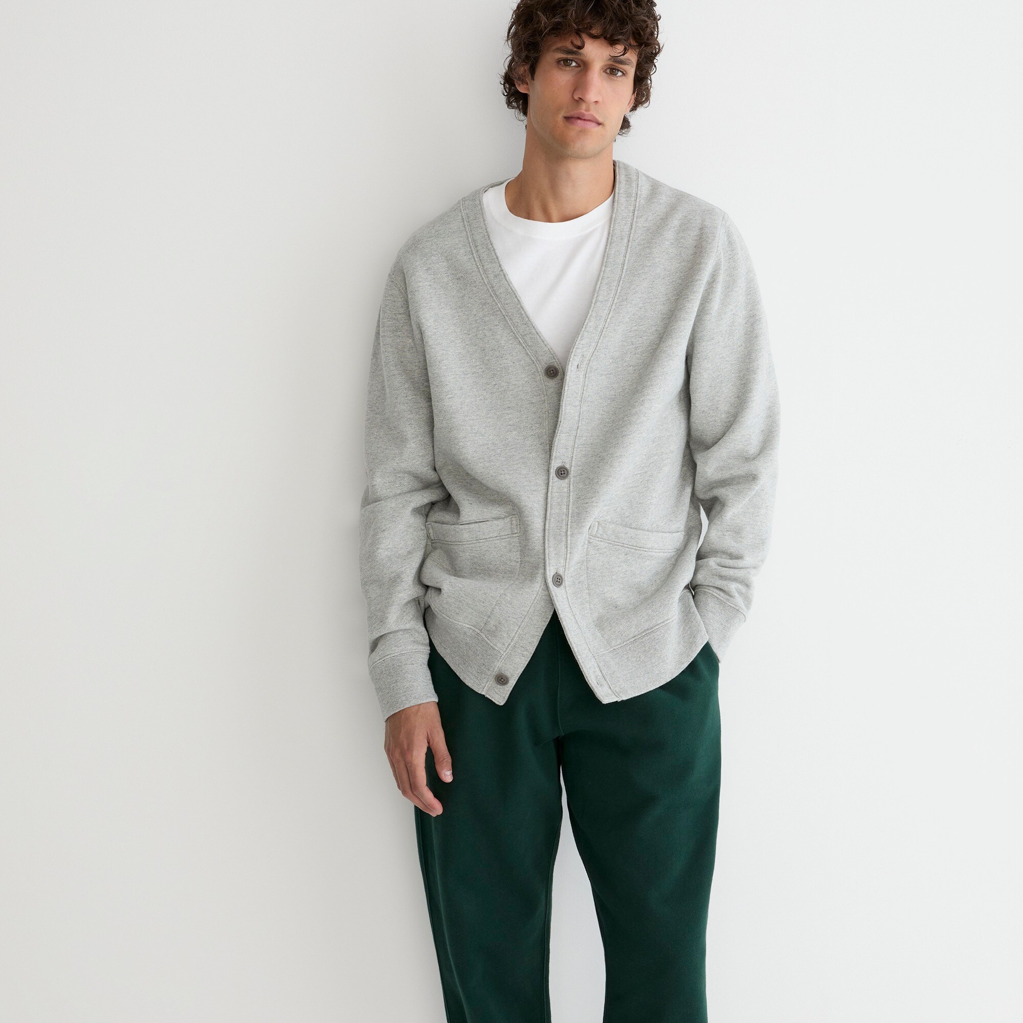 Heritage 14 oz. fleece cardigan sweater