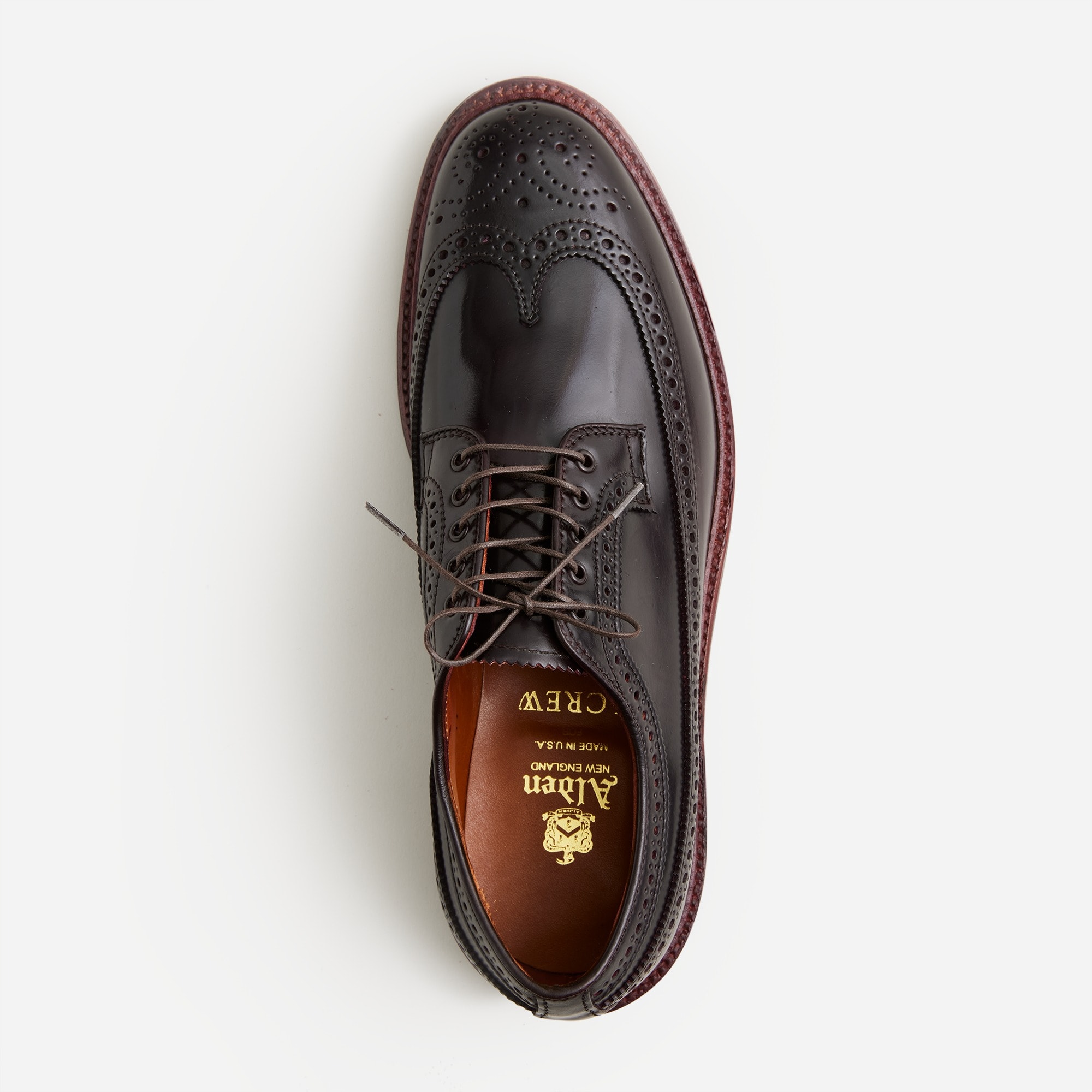 Alden® for J.Crew cordovan longwing bluchers