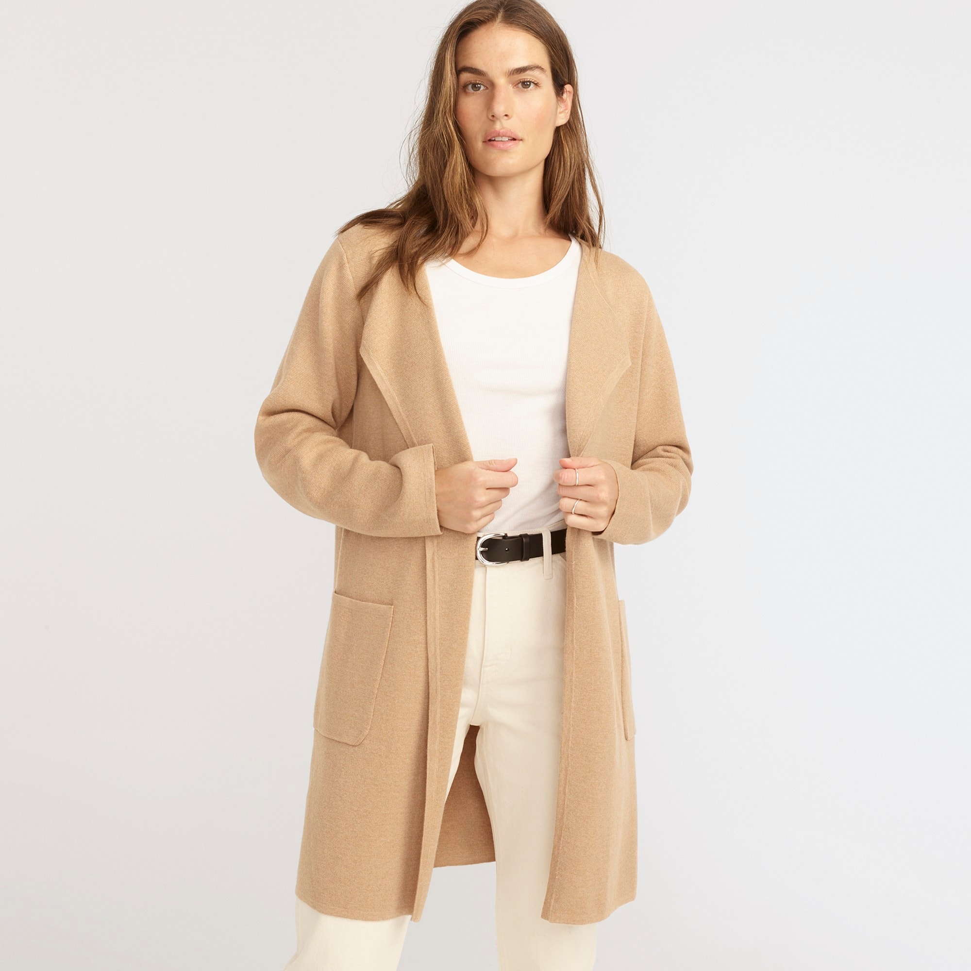 Juliette collarless sweater-blazer