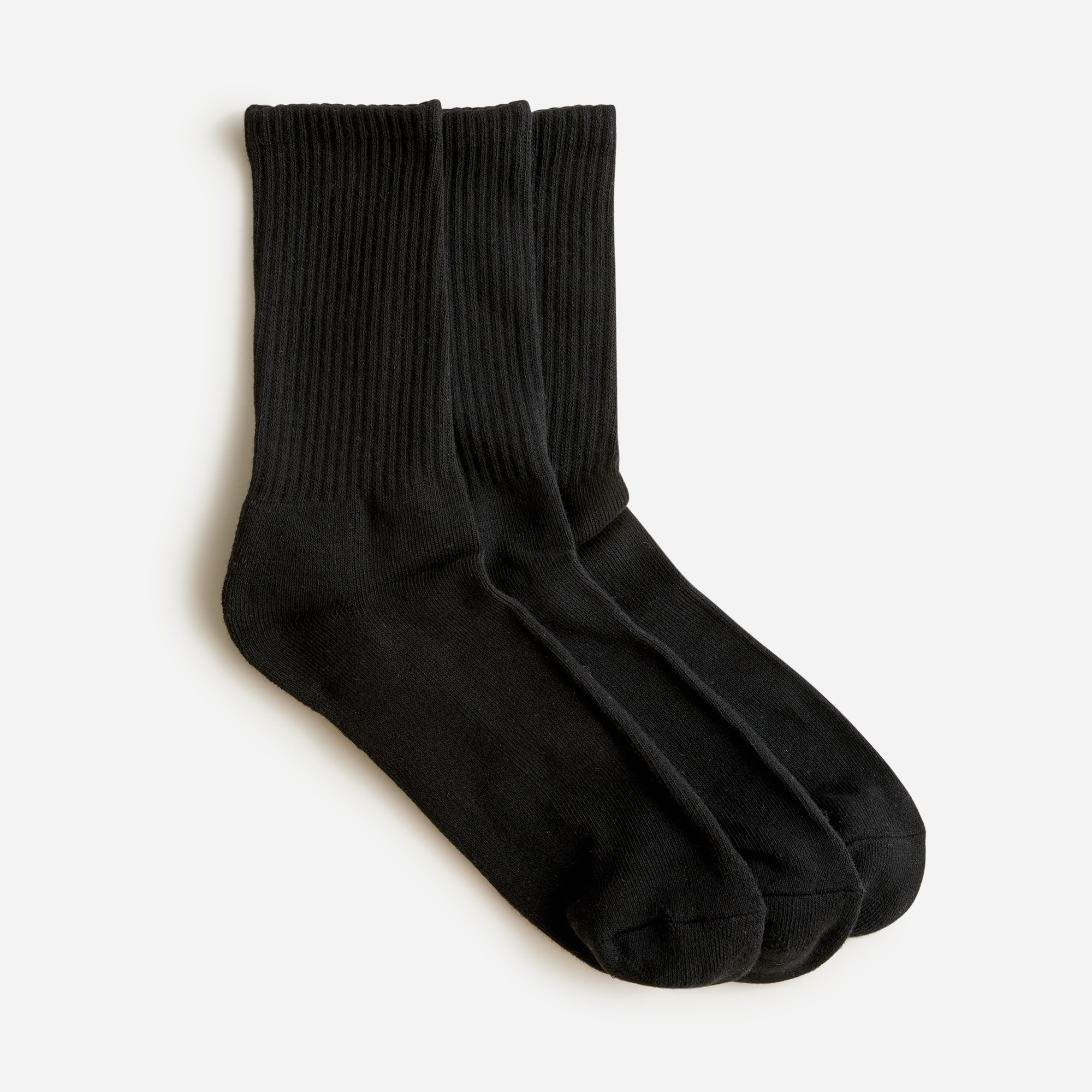 Athletic crew socks three-pack