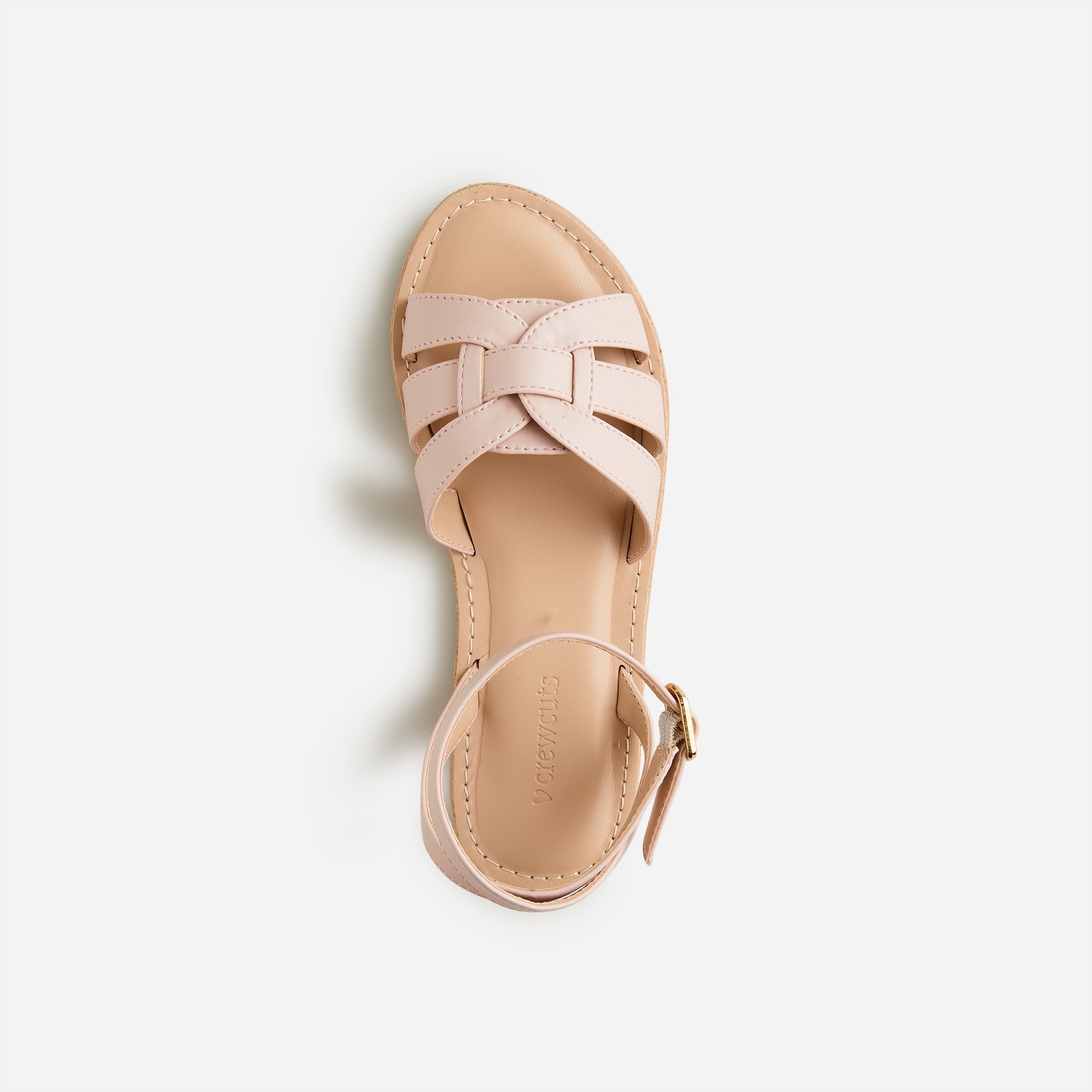Girls' basketweave sandals