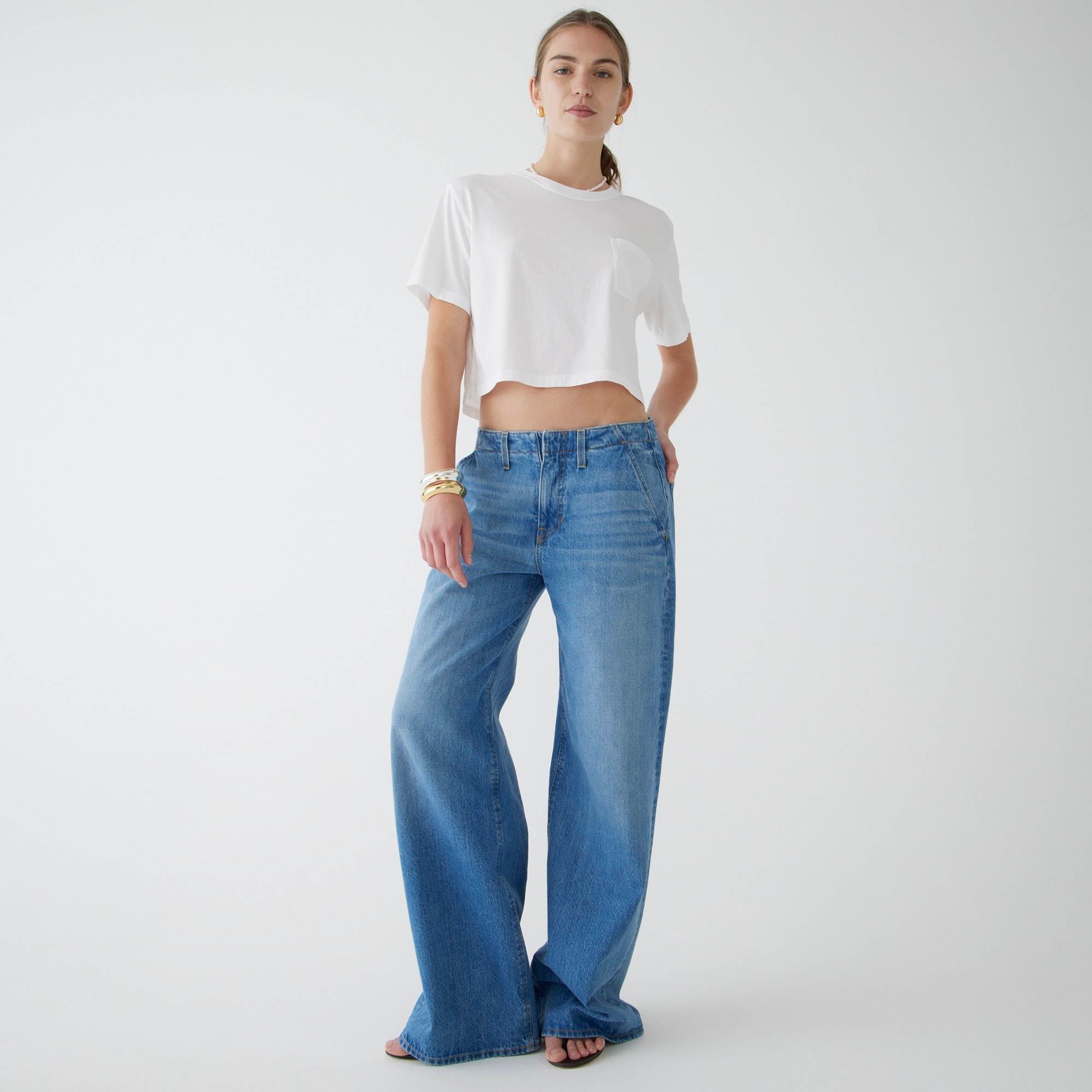 Limited-edition Point Sur puddle jean in Charlotte wash