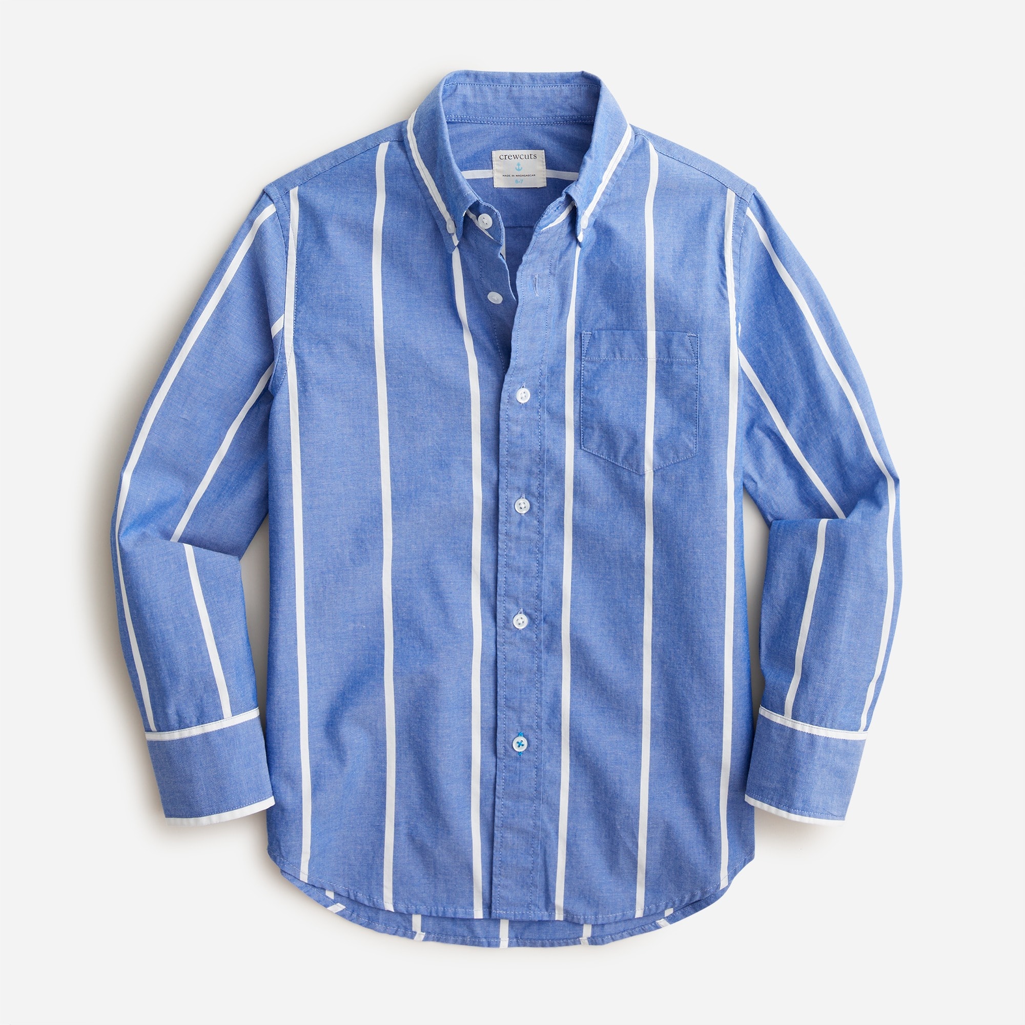 Boys' button-down poplin shirt