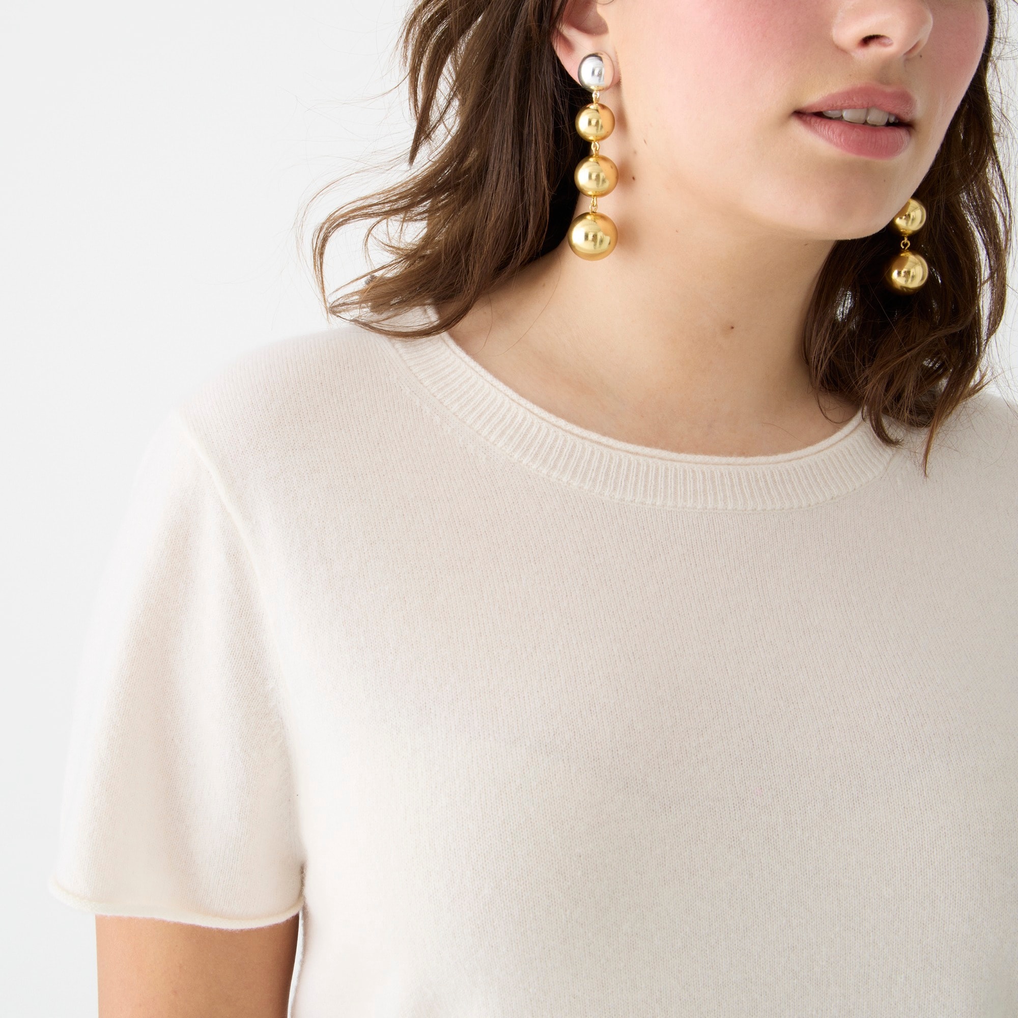 Relaxed cashmere T-shirt