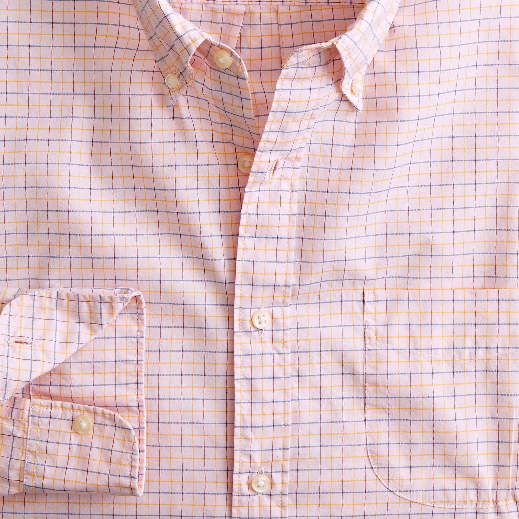 Slim Secret Wash cotton poplin shirt