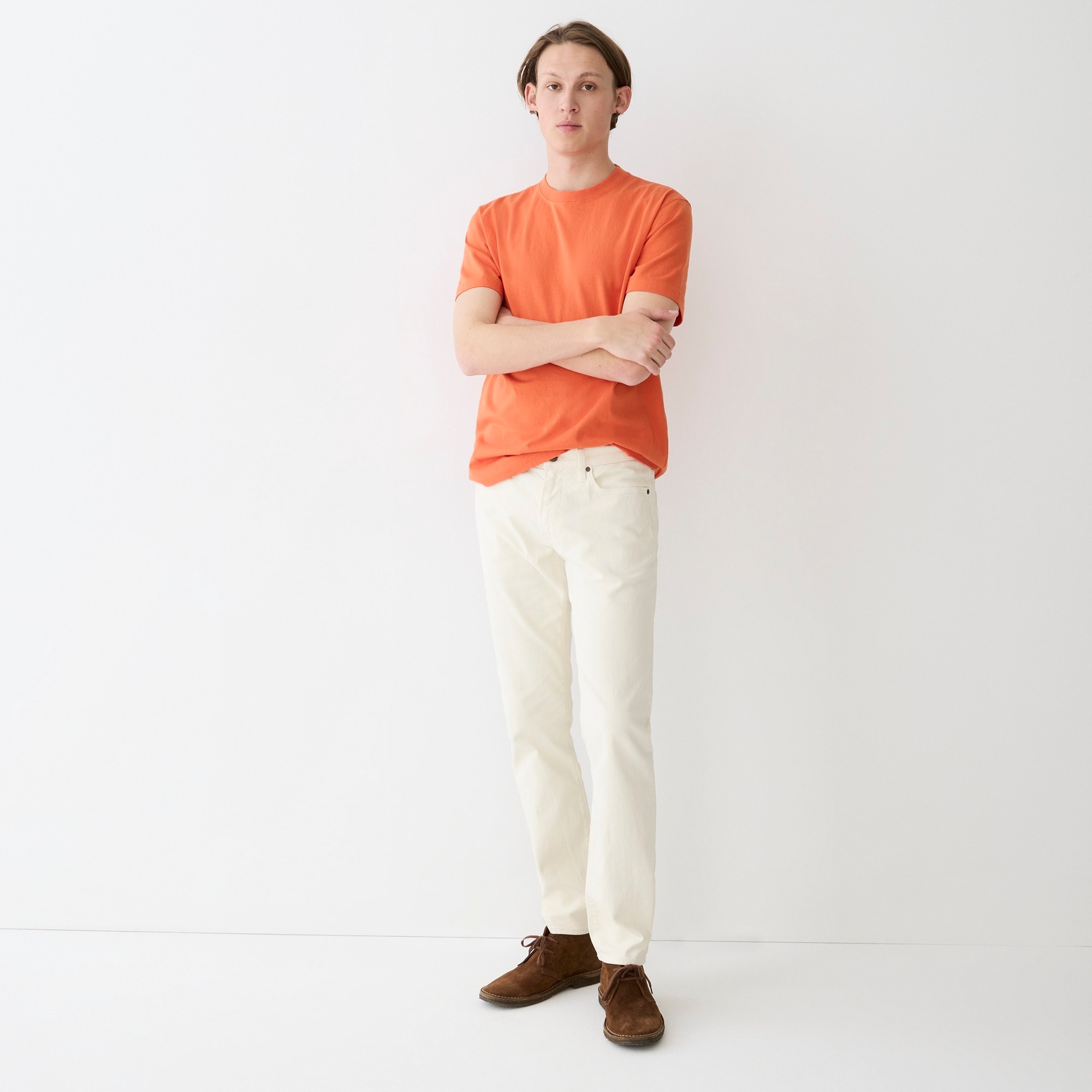 484 Slim-fit garment-dyed five-pocket pant