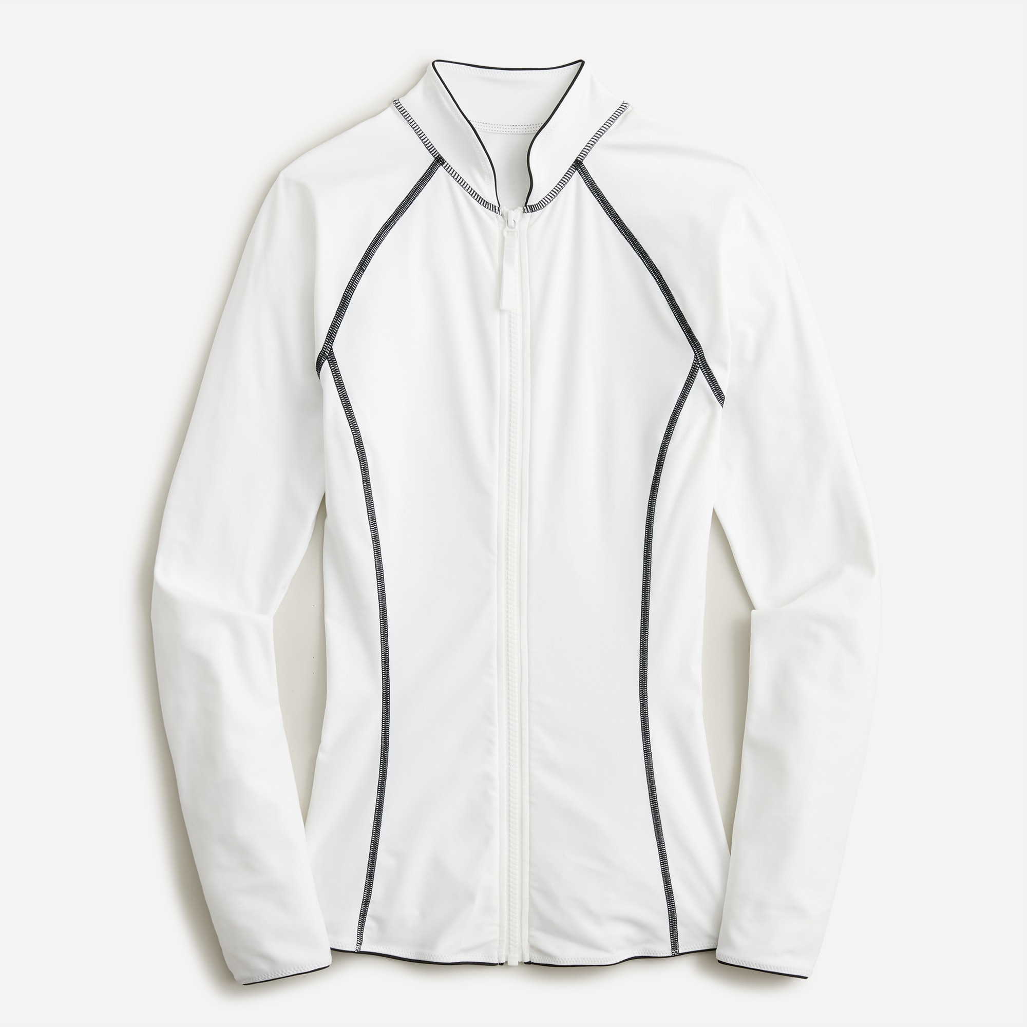 Long-sleeve full-zip rash guard