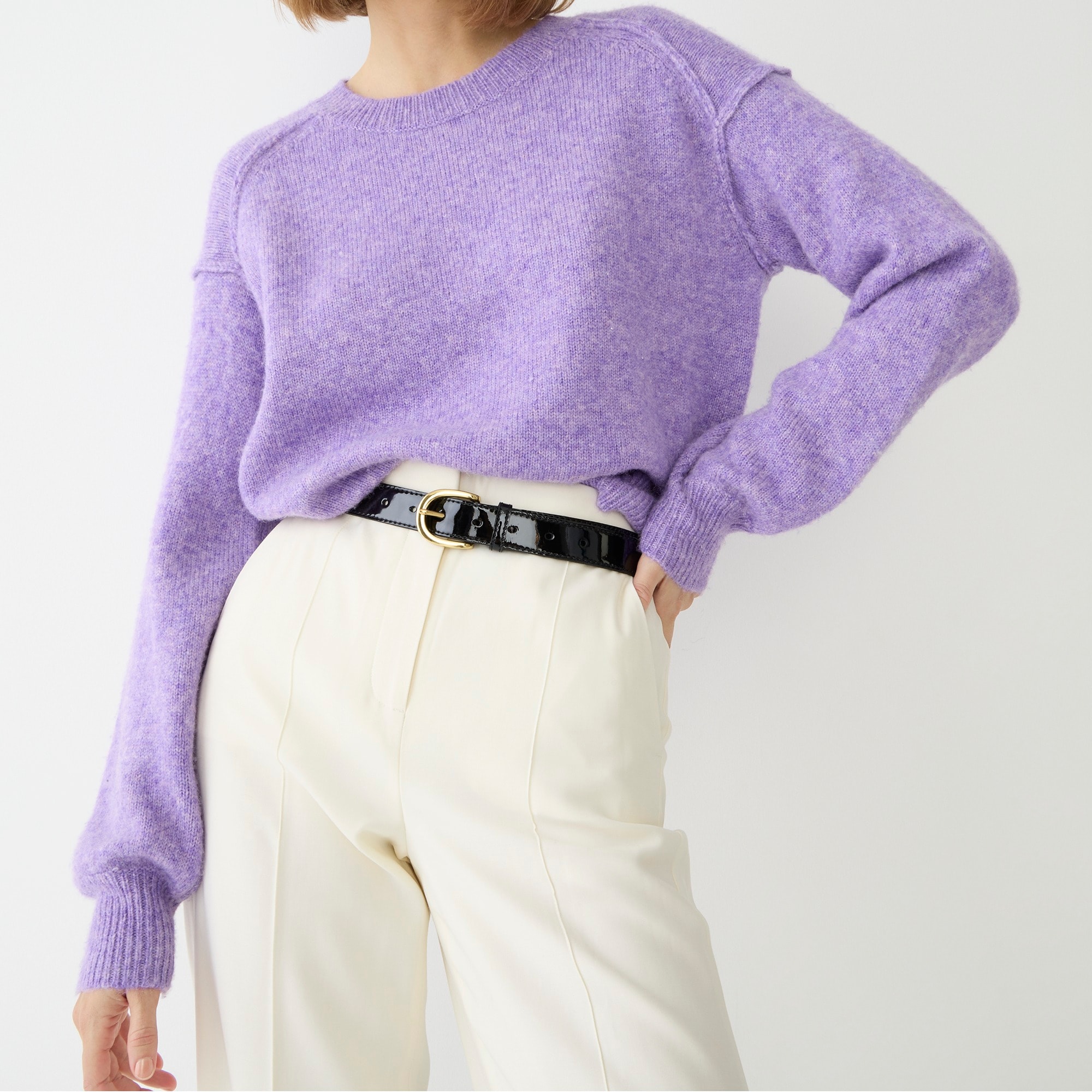 Classic belt in patent leather