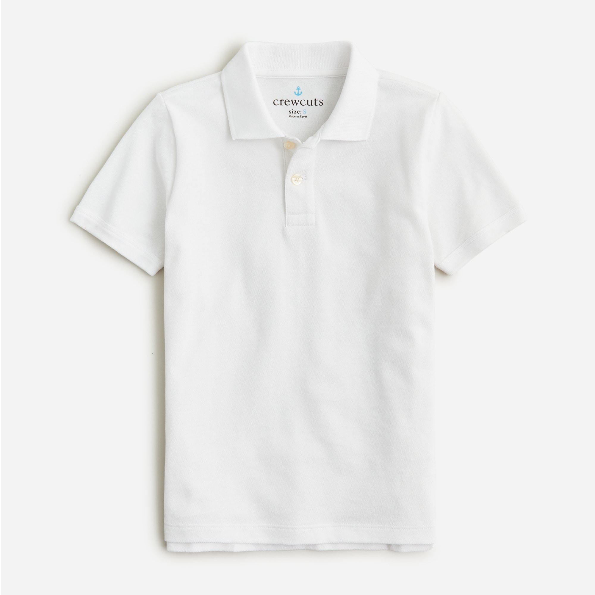 Kids' short-sleeve piqué polo shirt