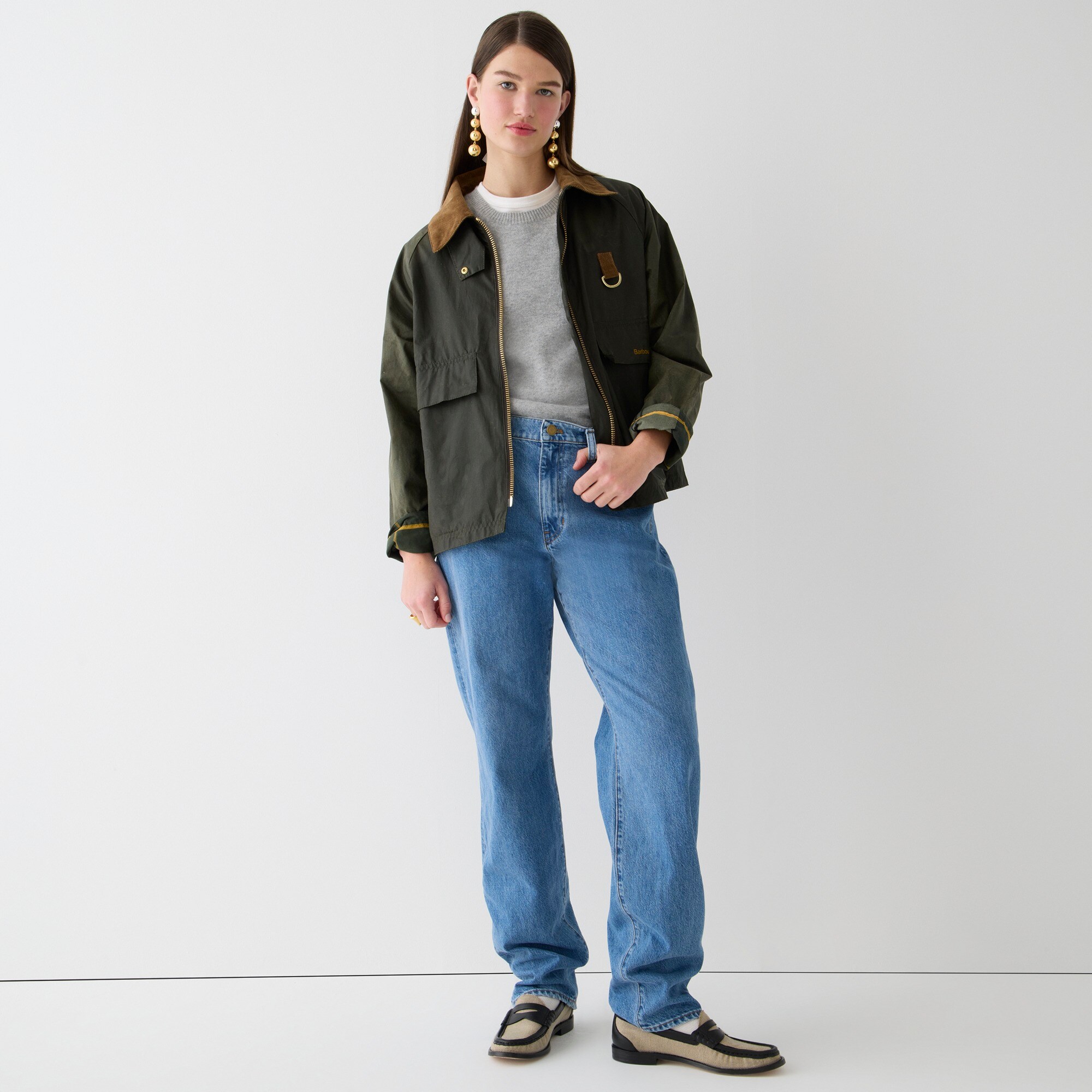 Barbour® X J.Crew Eddleston wax jacket