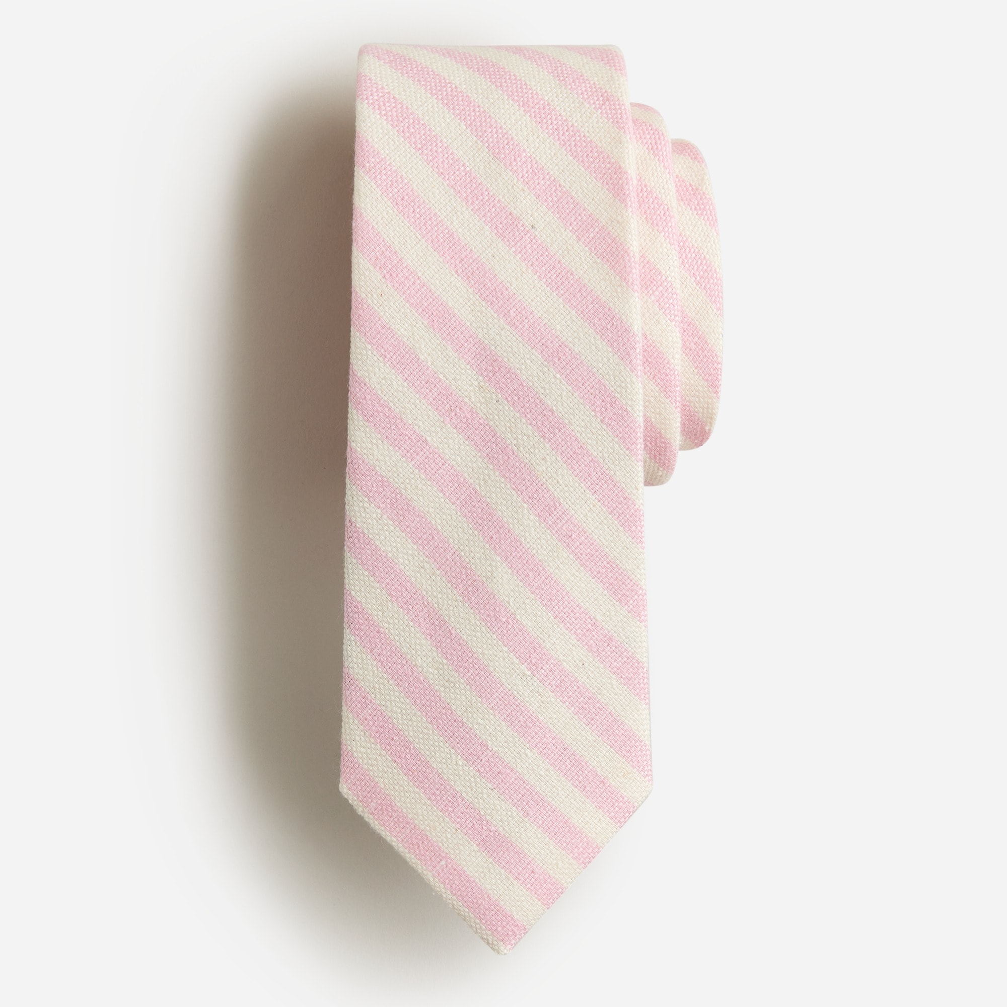 Silk-linen blend tie