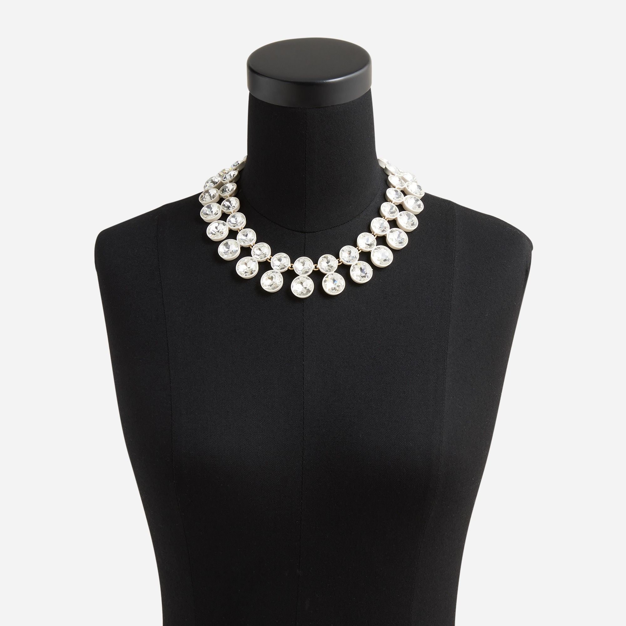 Sparkly double-drop necklace