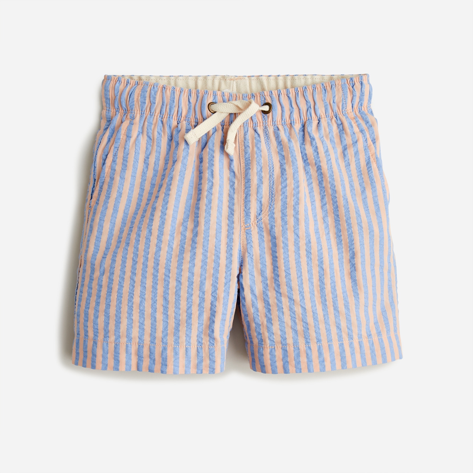 Boys' dock short in seersucker