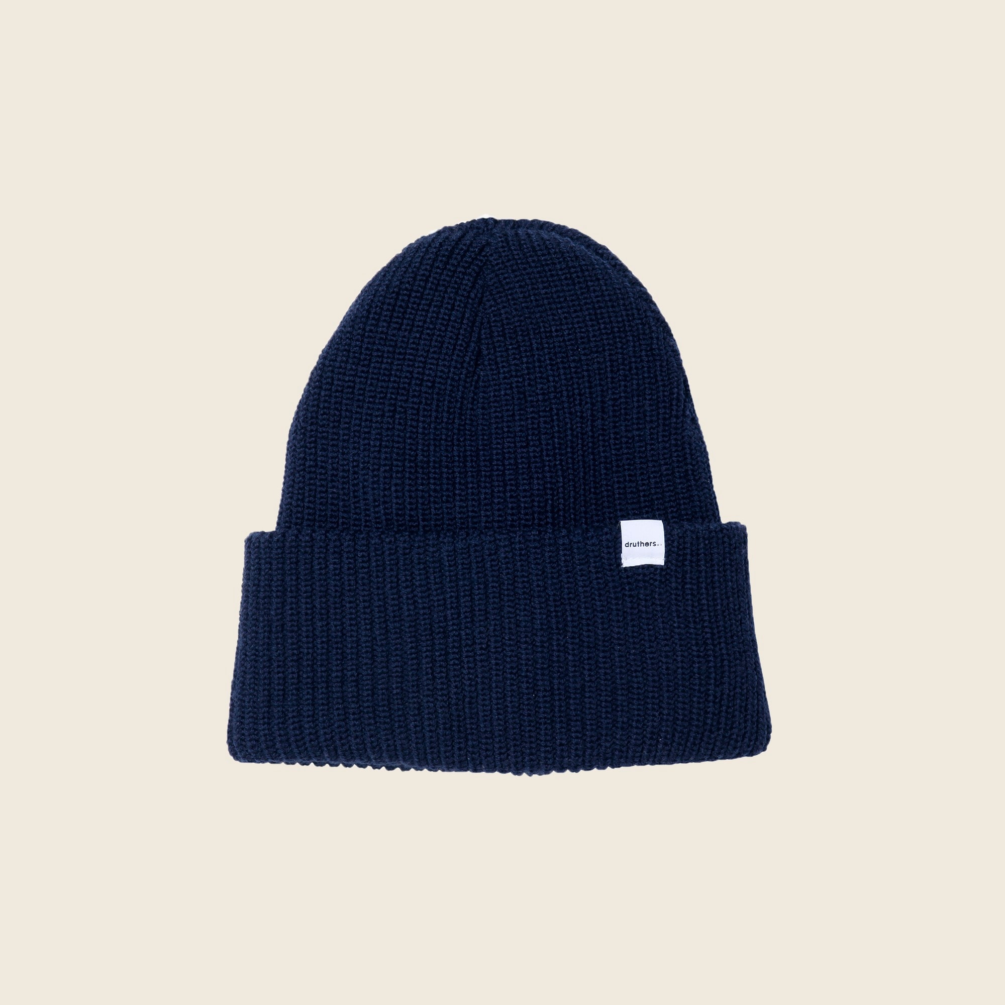 Druthers Merino wool balaclava rib-knit beanie