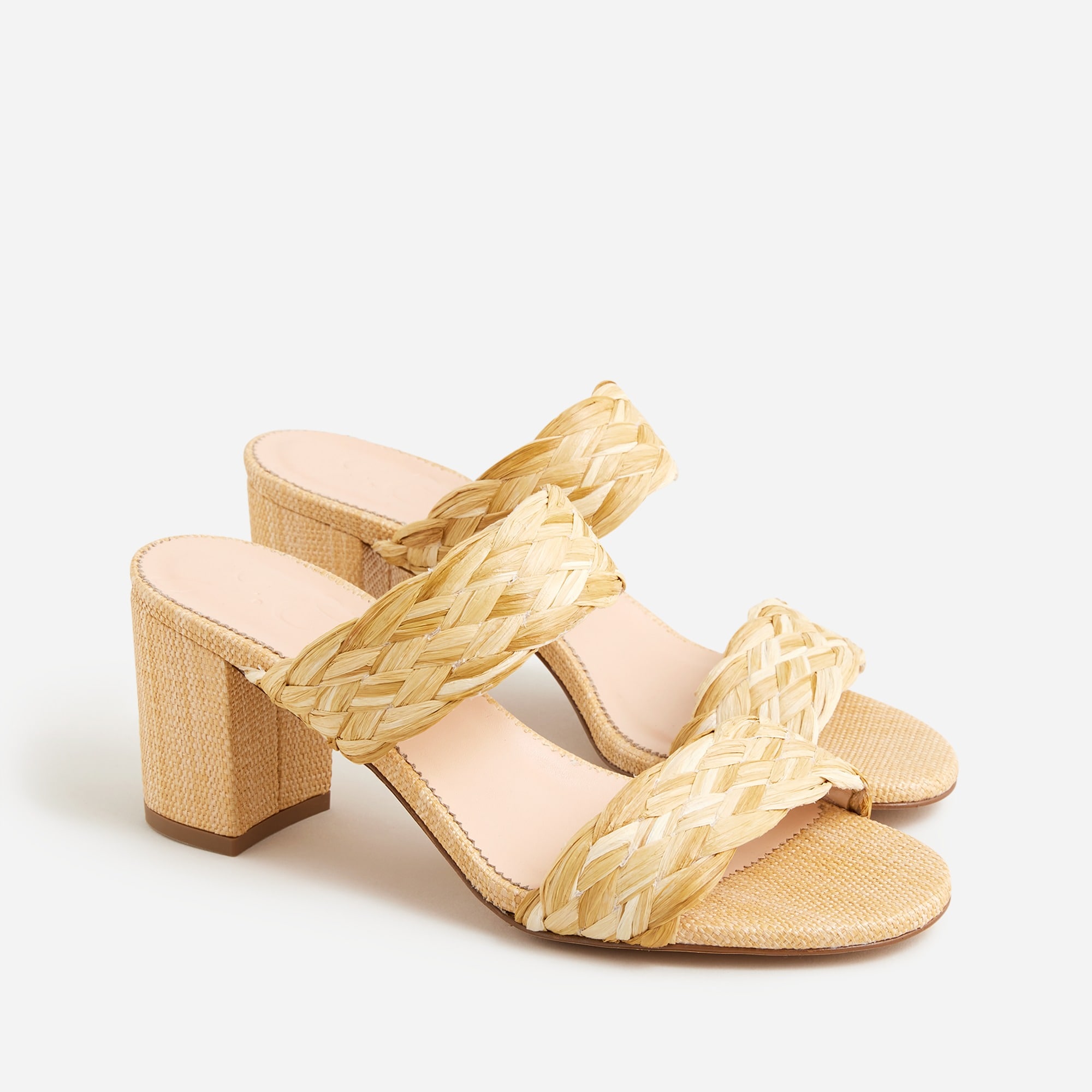 Lucie woven braided-strap sandals