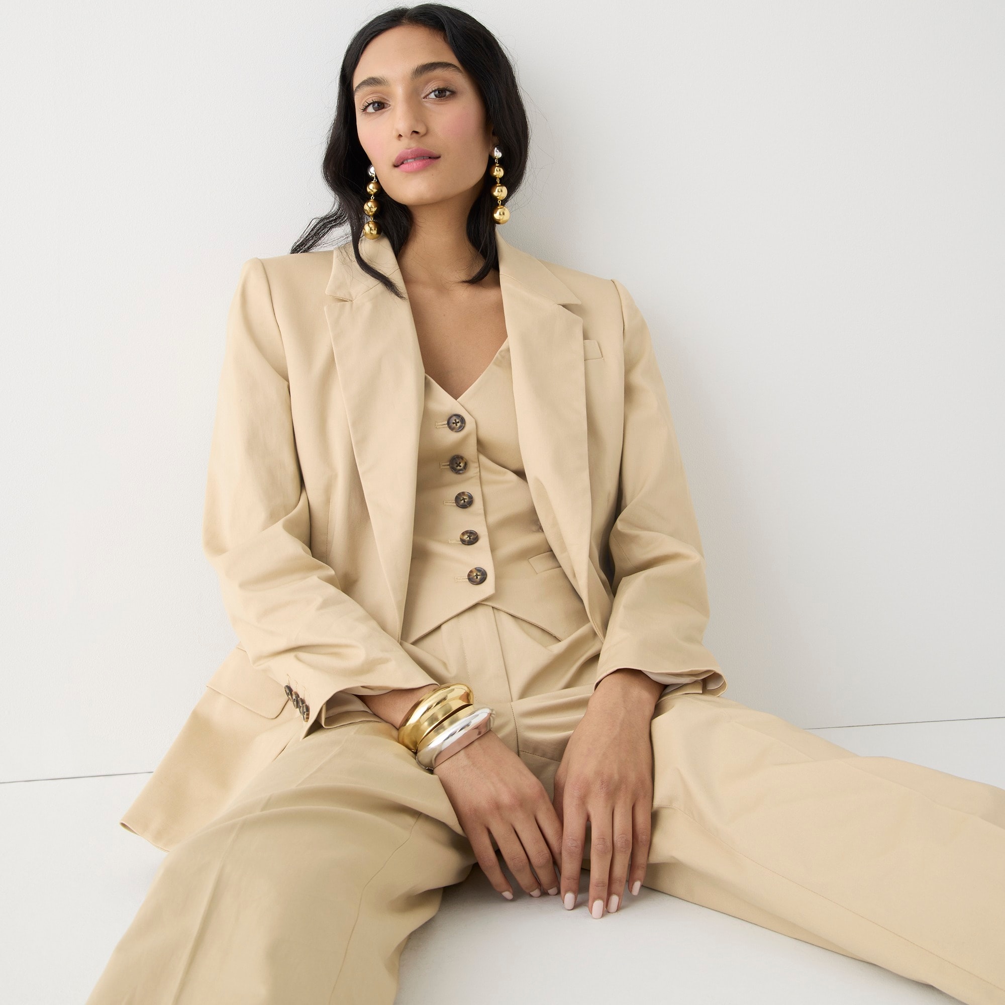 Willa blazer in lightweight chino