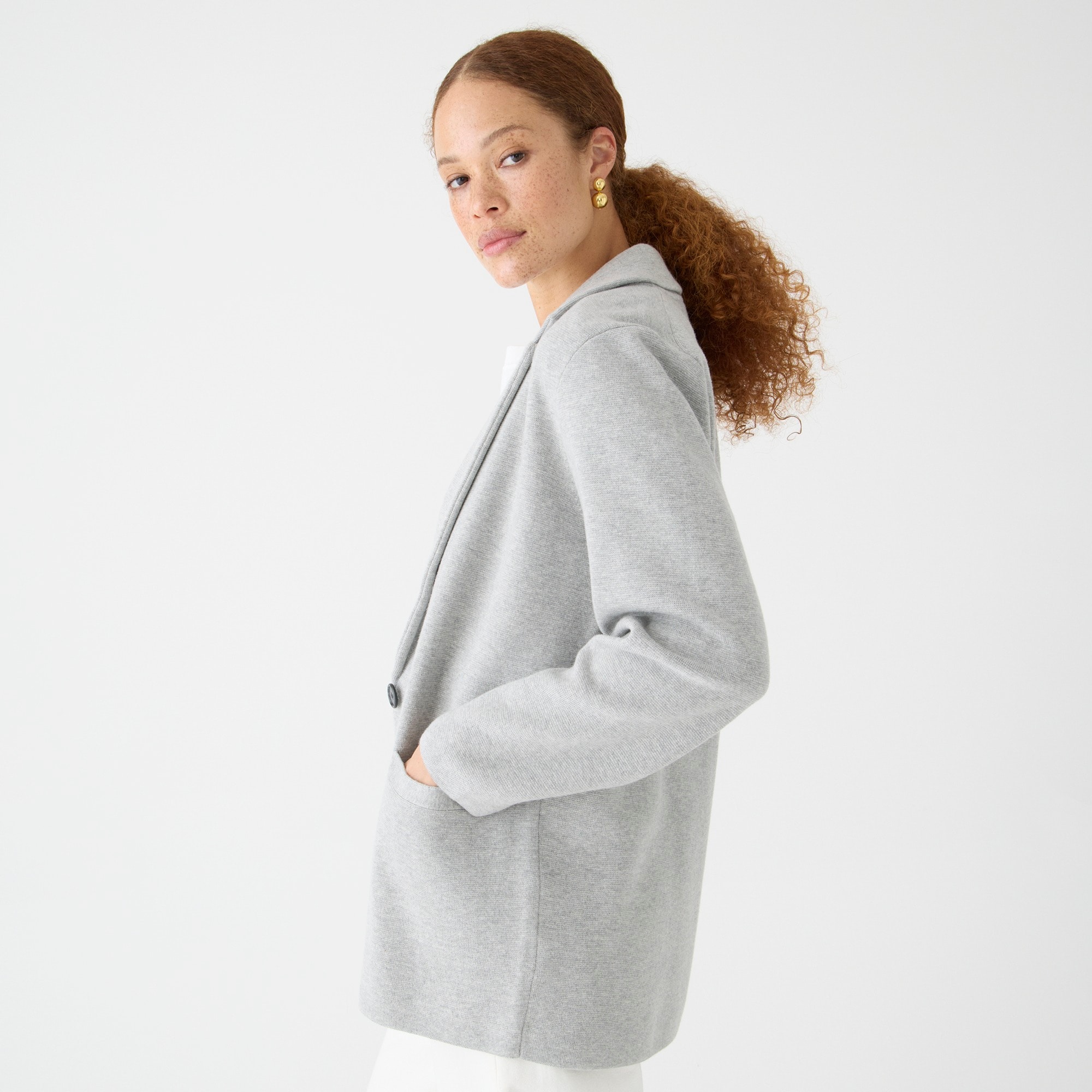 Cecile relaxed sweater-blazer