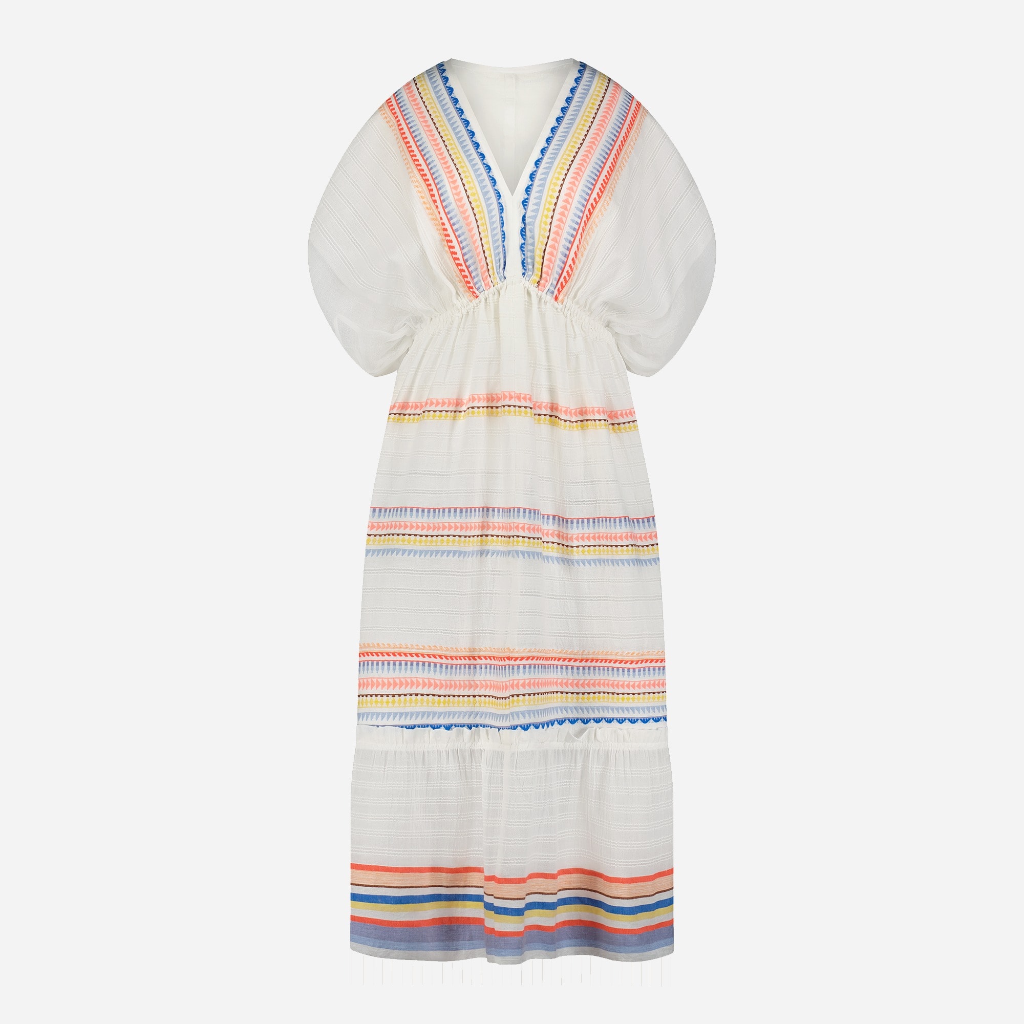 lemlem Bekah plunge-neck dress