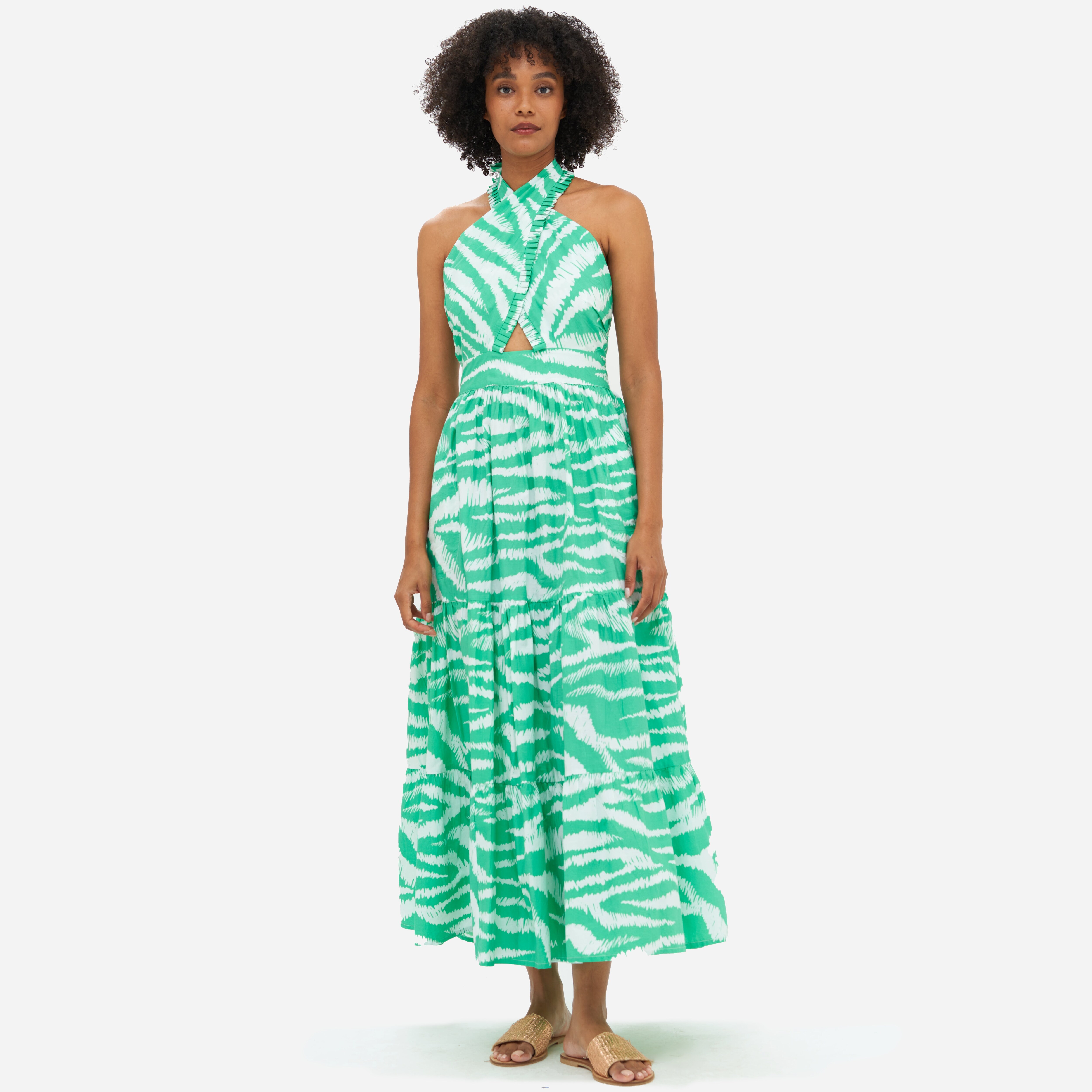 OLIPHANT™ cross-front maxi dress