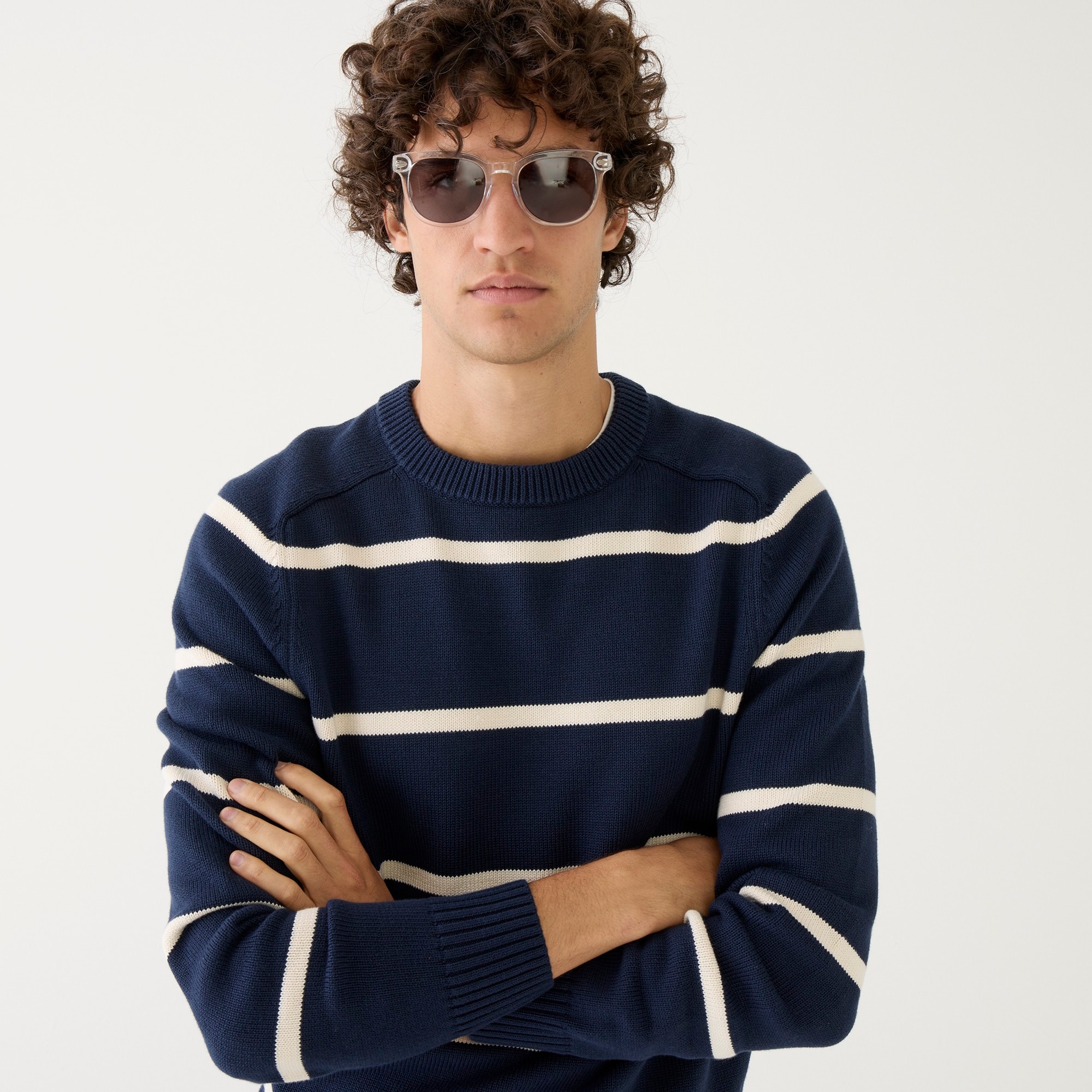 Heritage cotton crewneck sweater