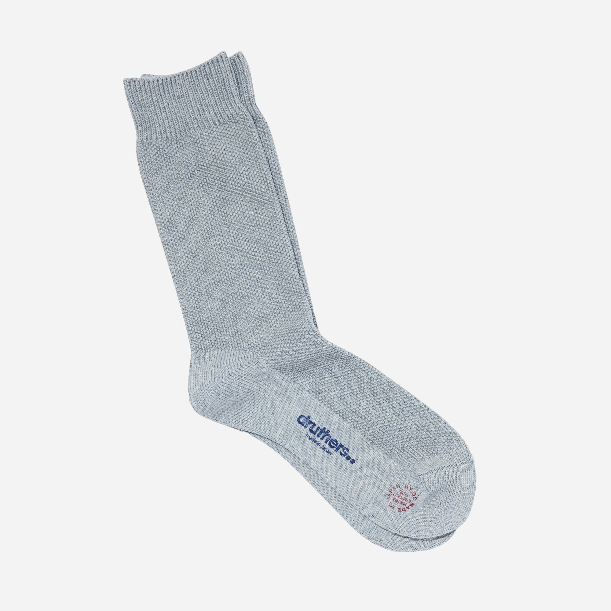 Druthers pique crew socks