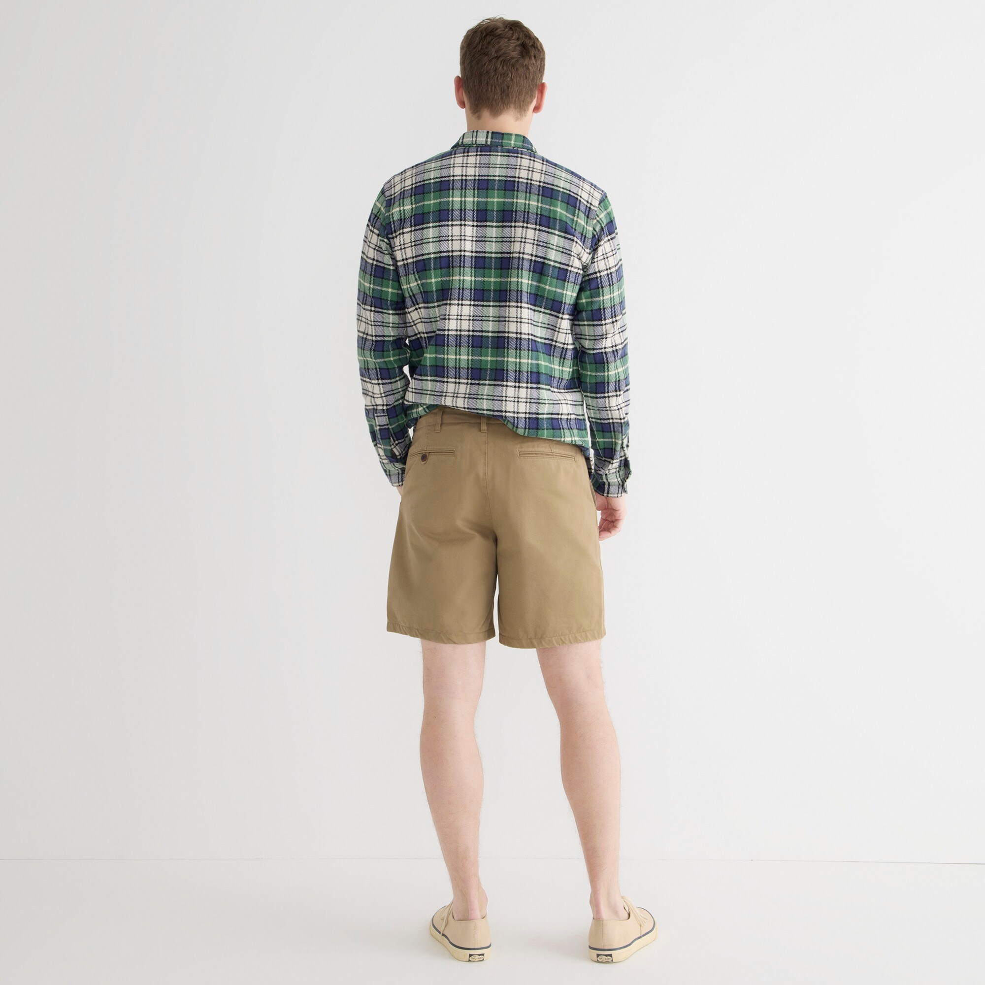 Wallace & Barnes 8" officer chino short