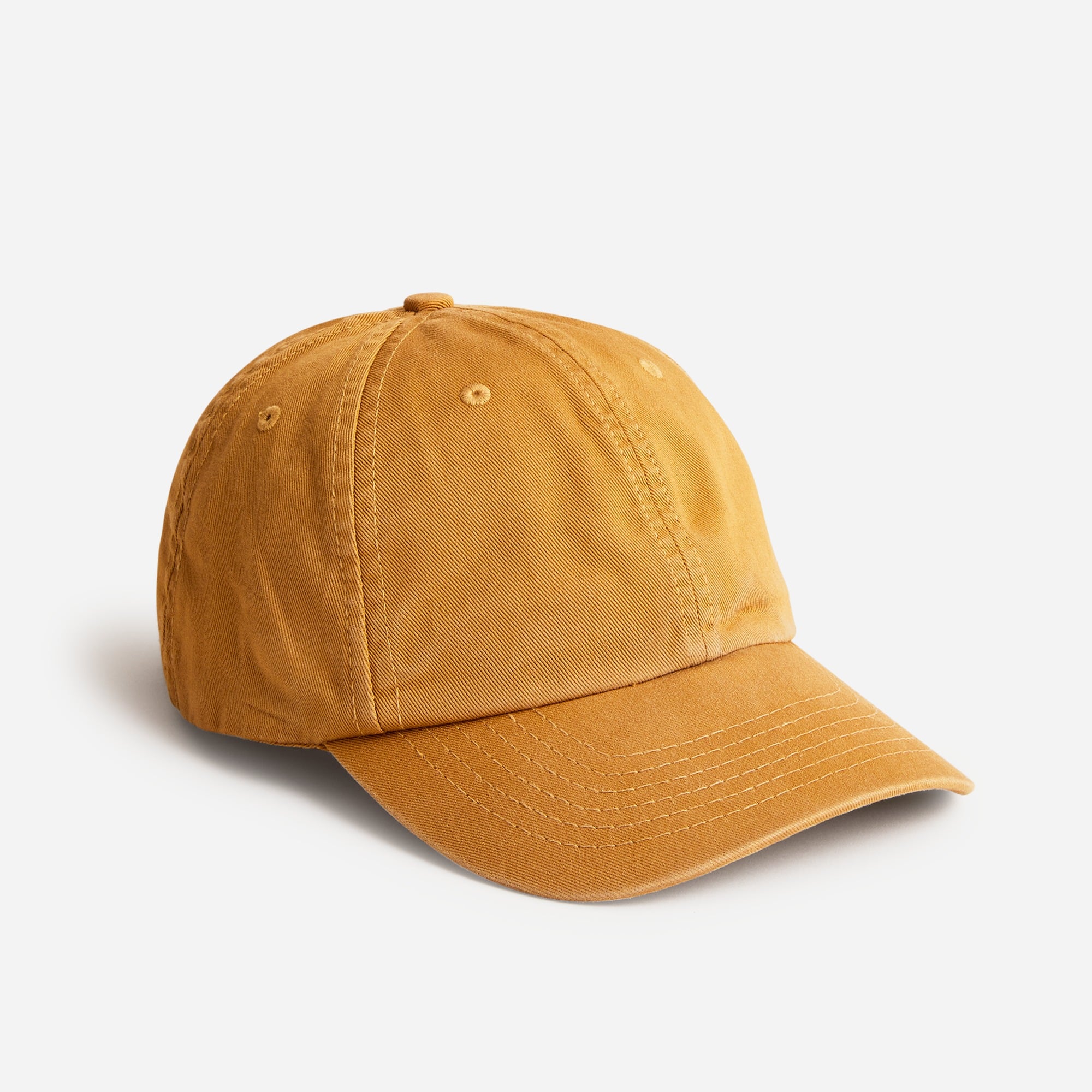 Made-in-the-USA garment-dyed twill baseball cap
