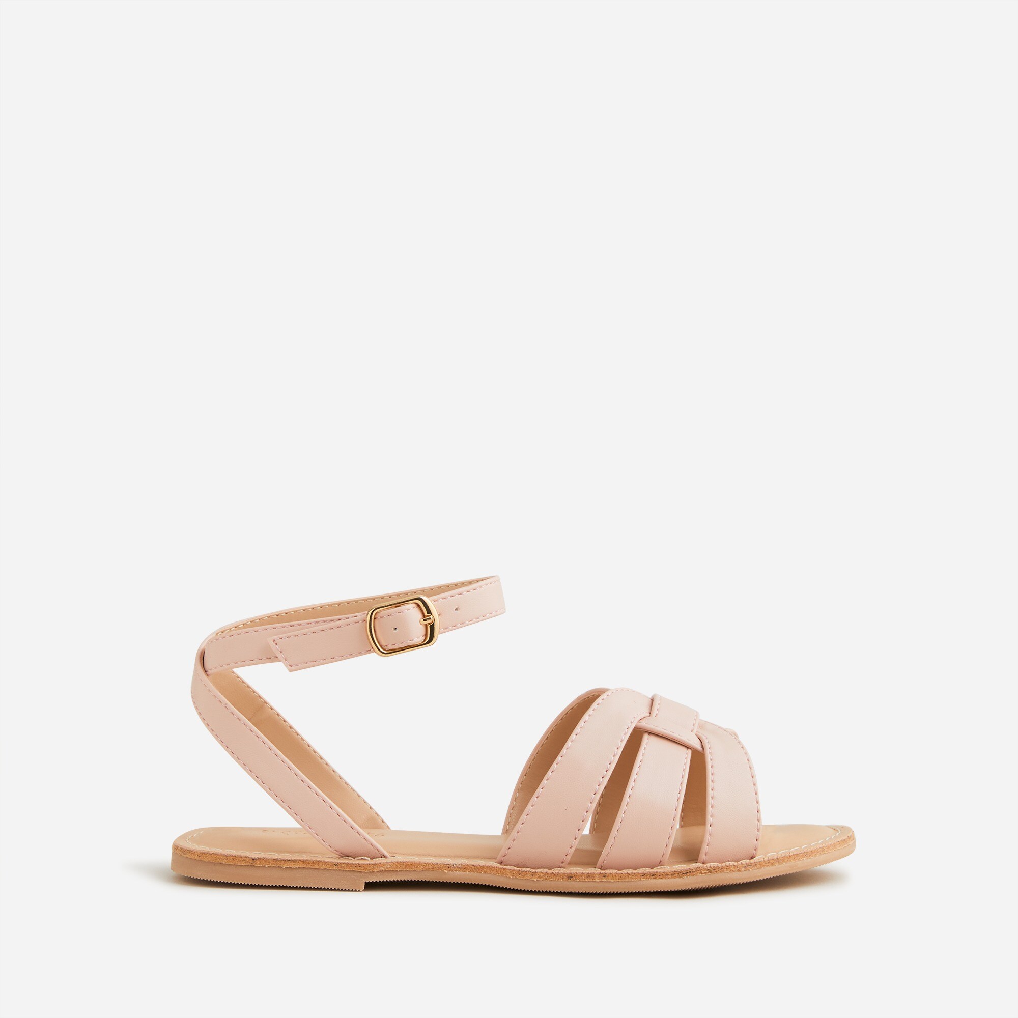 Girls' basketweave sandals