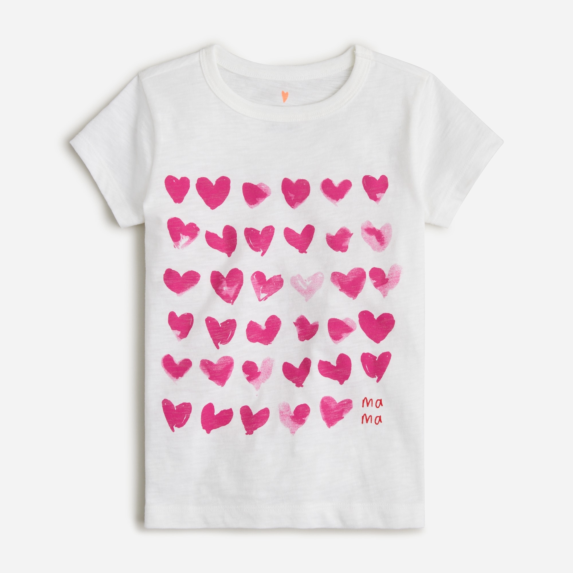 Girls' short-sleeve Mother's Day graphic T-shirt