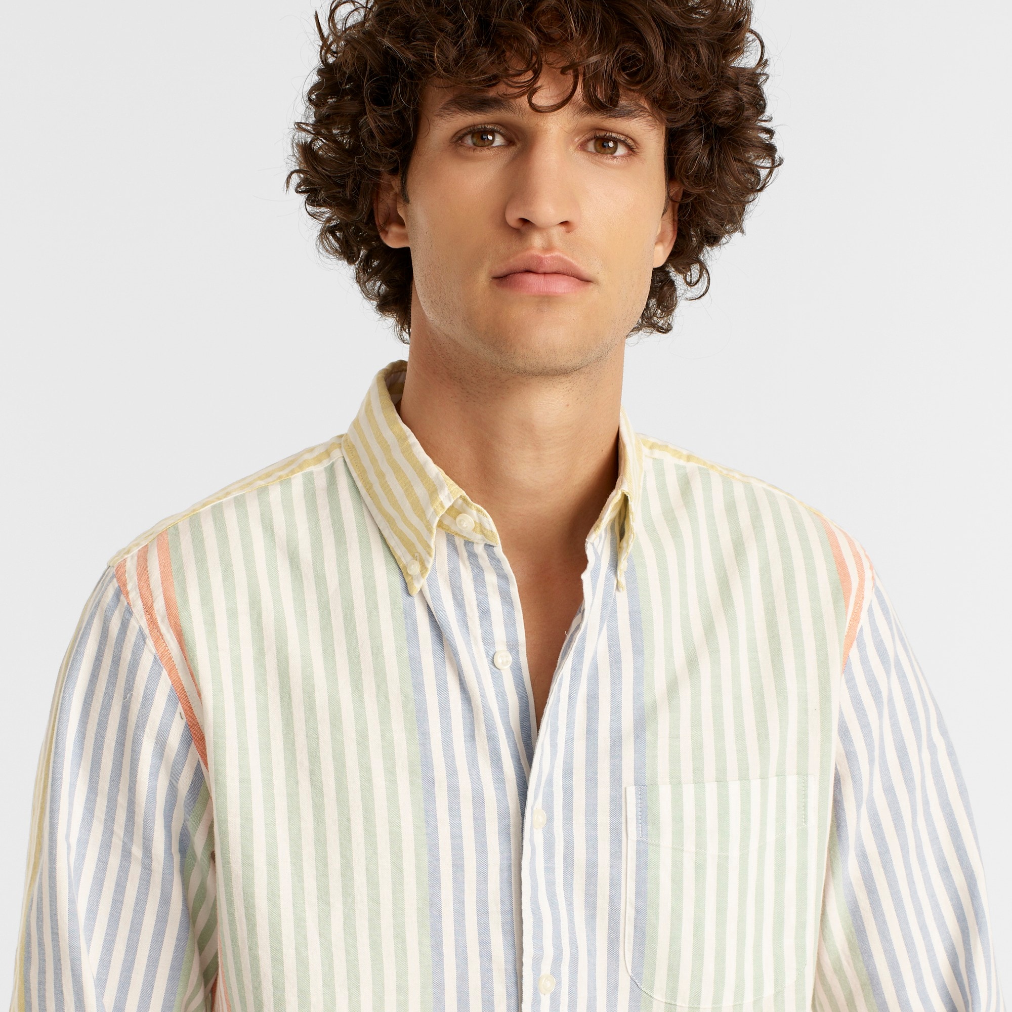 Tall Broken-in organic cotton oxford shirt