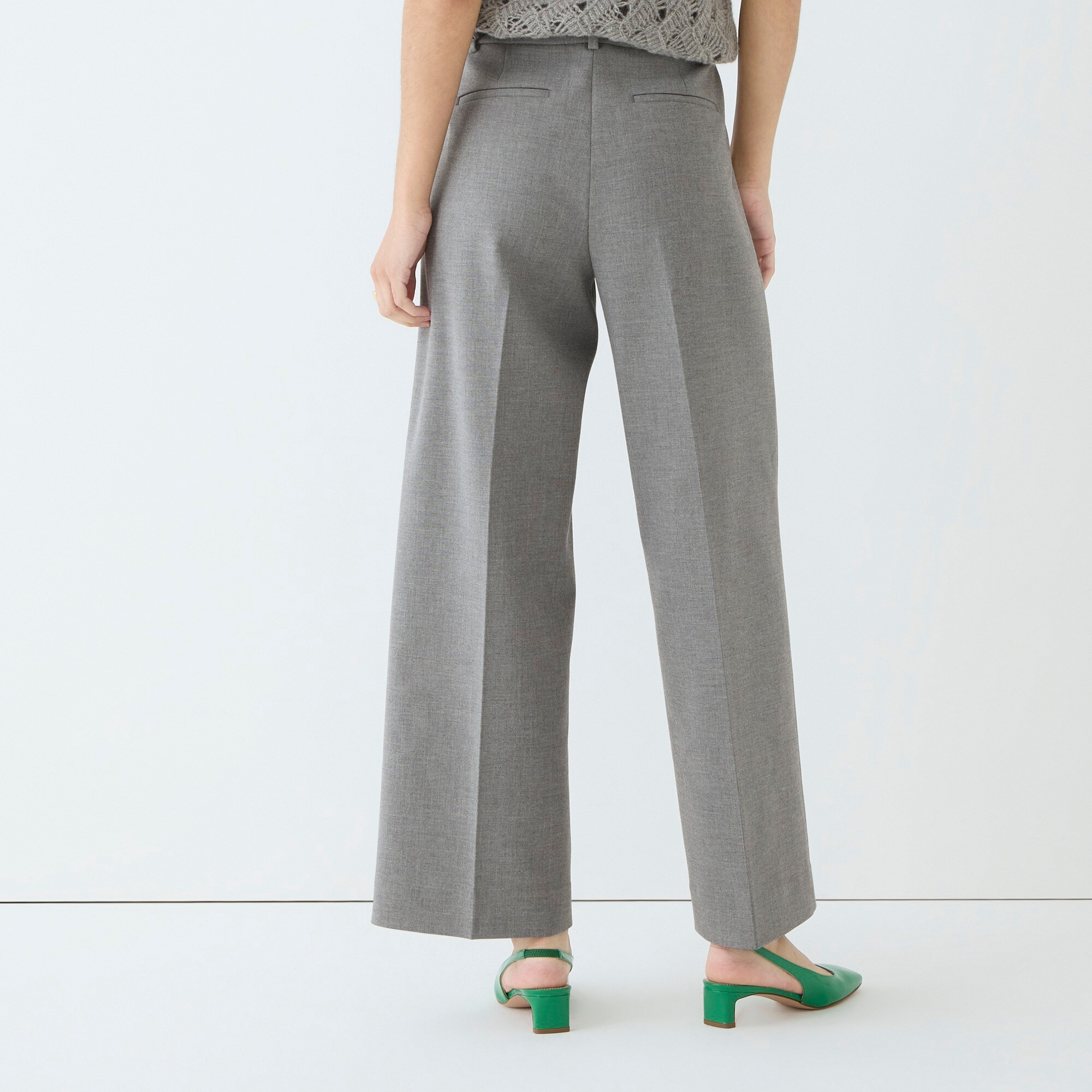 Sydney wide-leg pant in four-season stretch