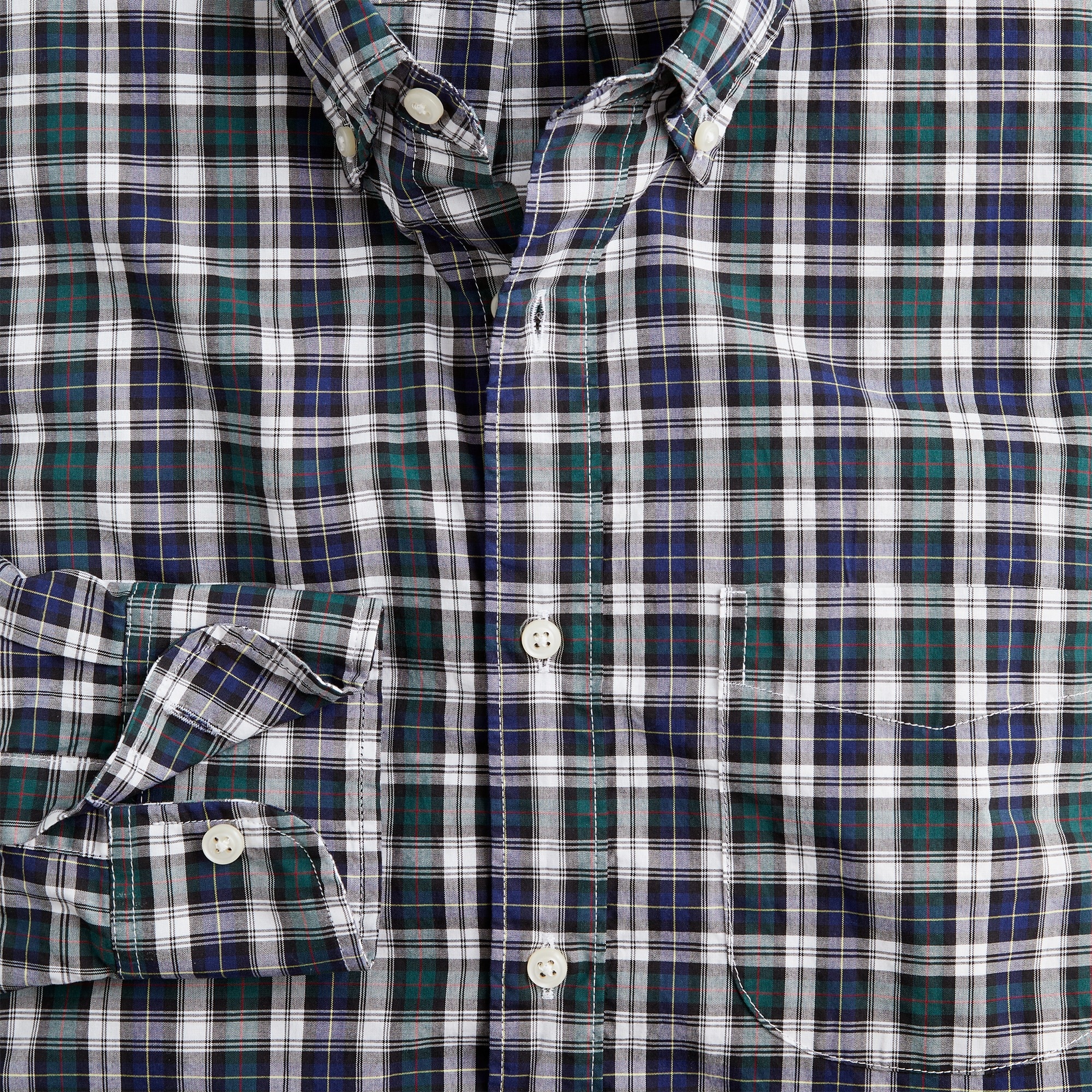 Slim Secret Wash cotton poplin shirt