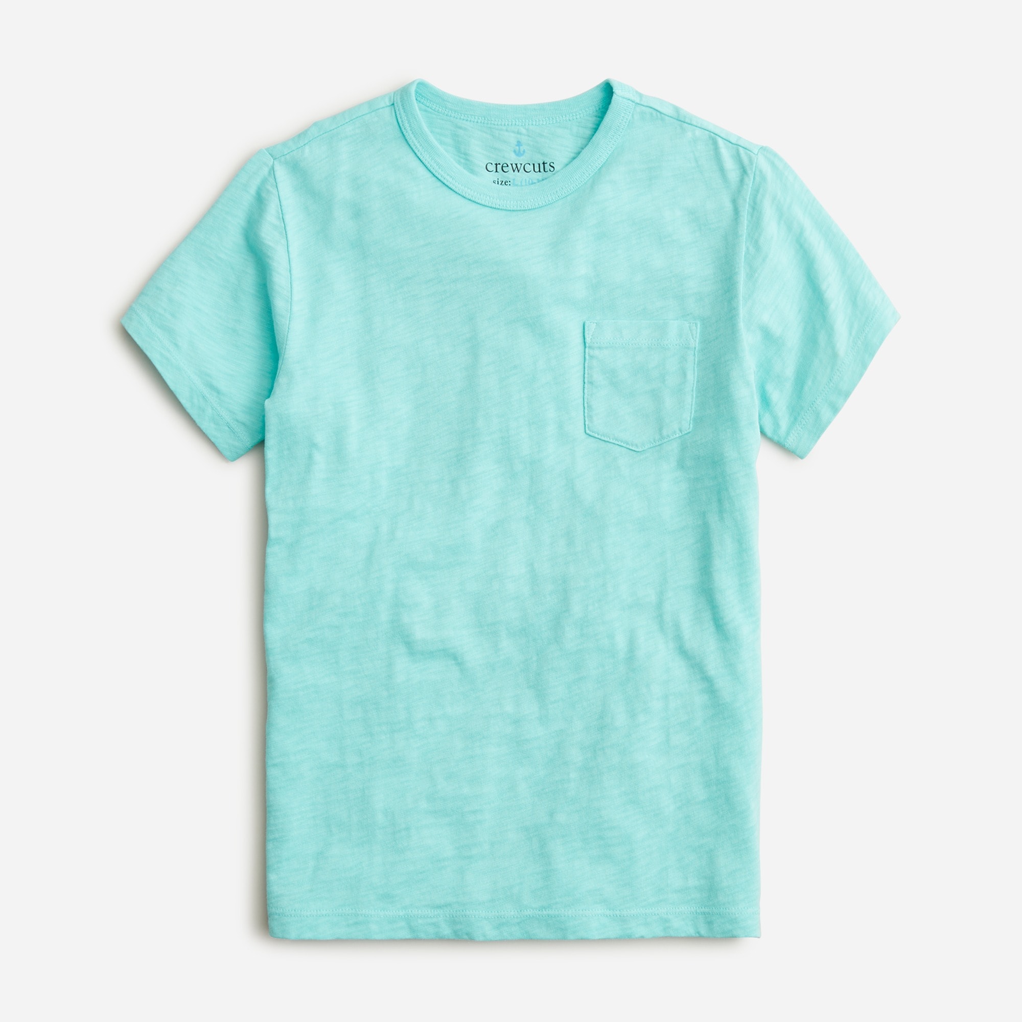 Kids' garment-dyed pocket T-shirt
