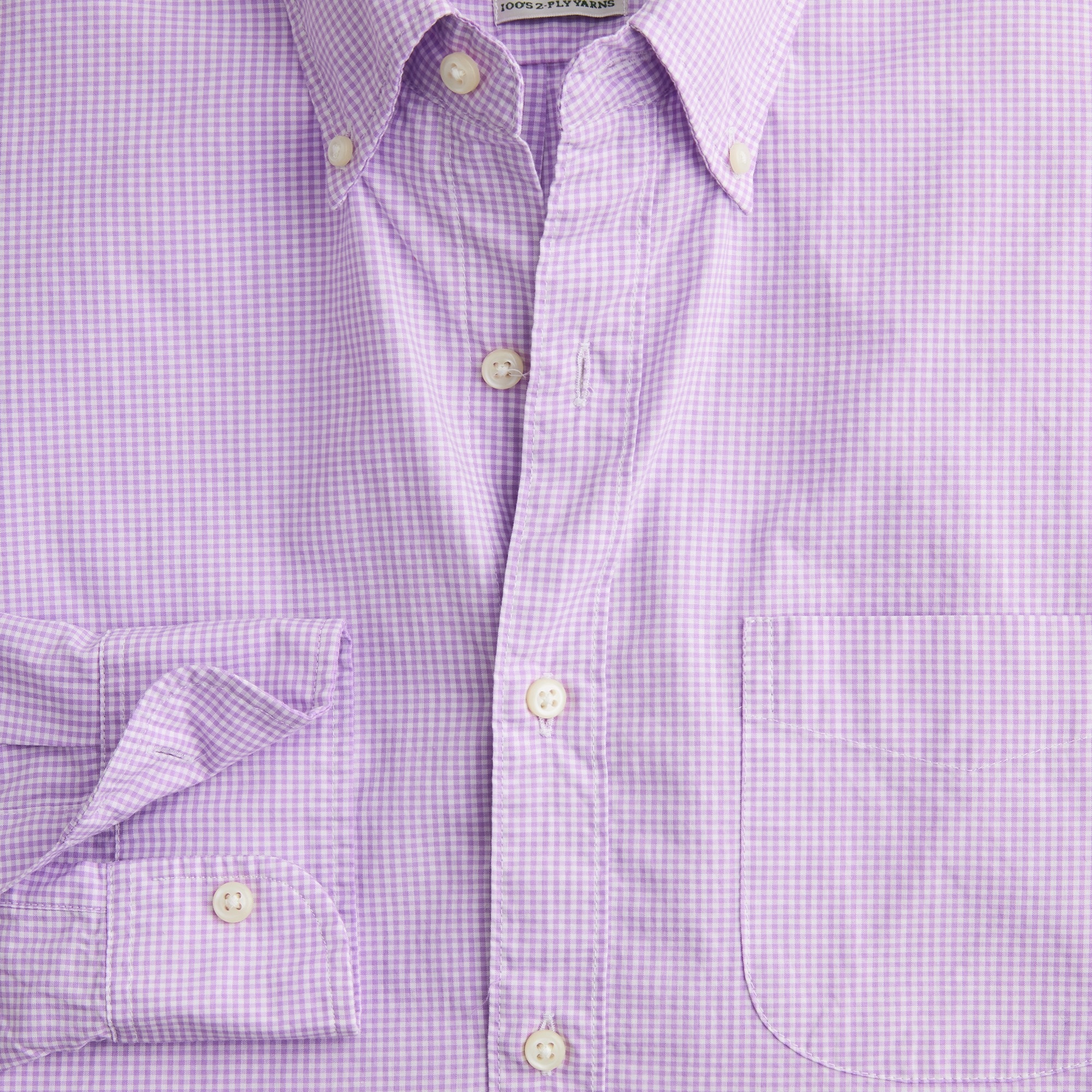 Secret Wash cotton poplin shirt