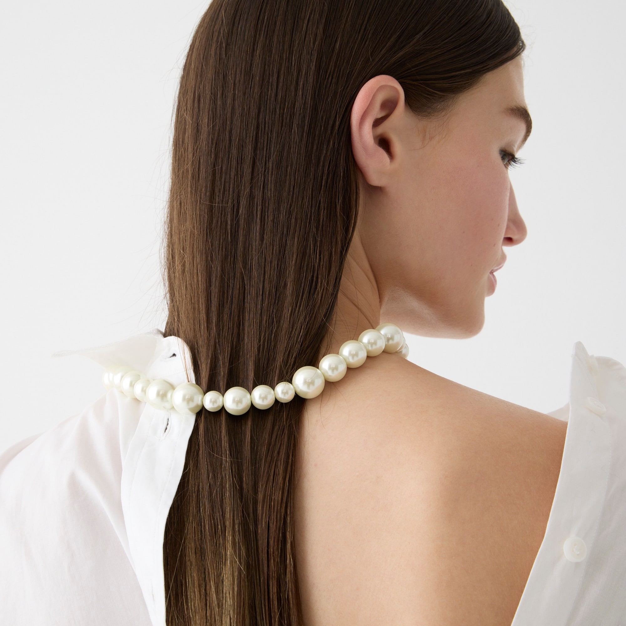 Pearl ball necklace
