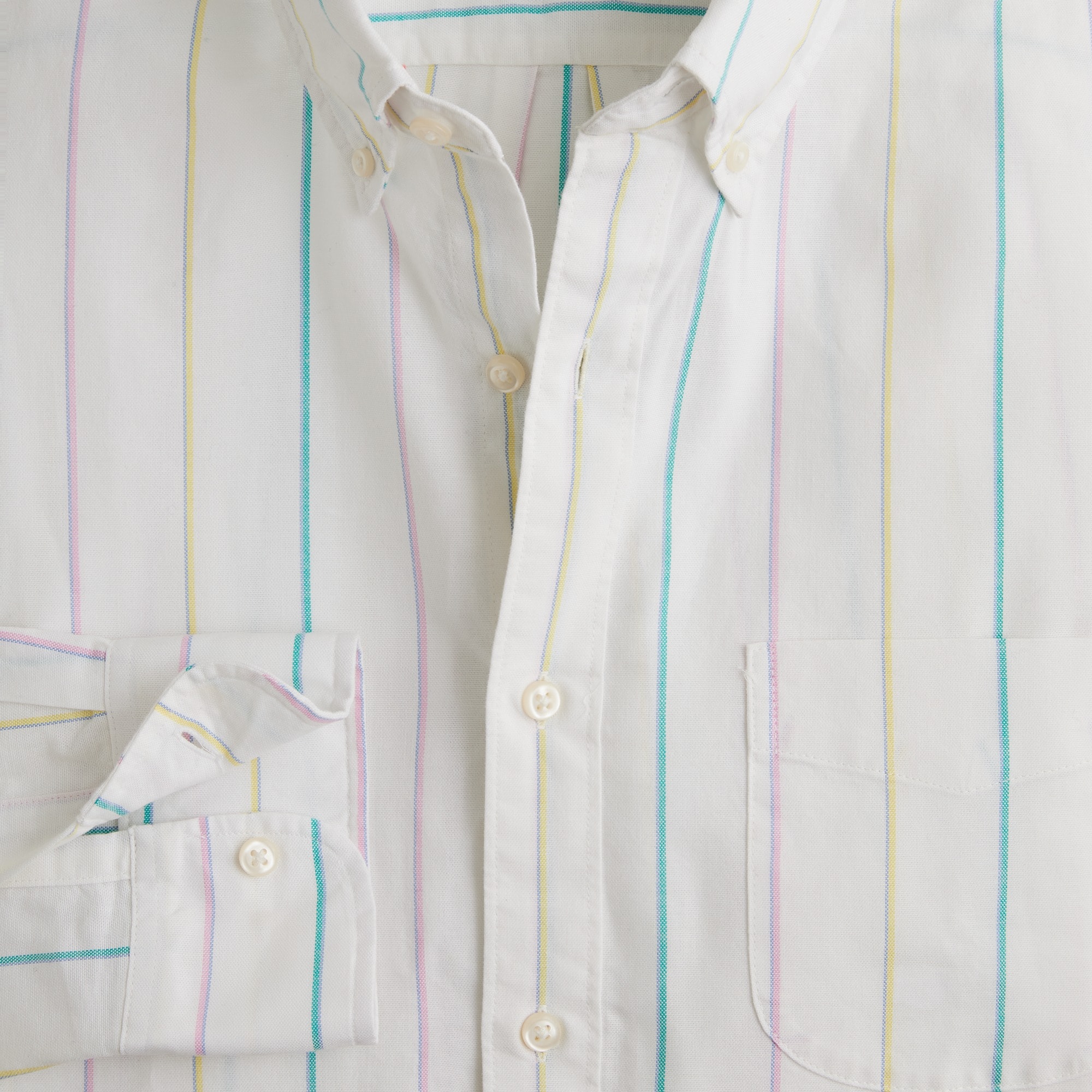 Broken-in organic cotton oxford shirt