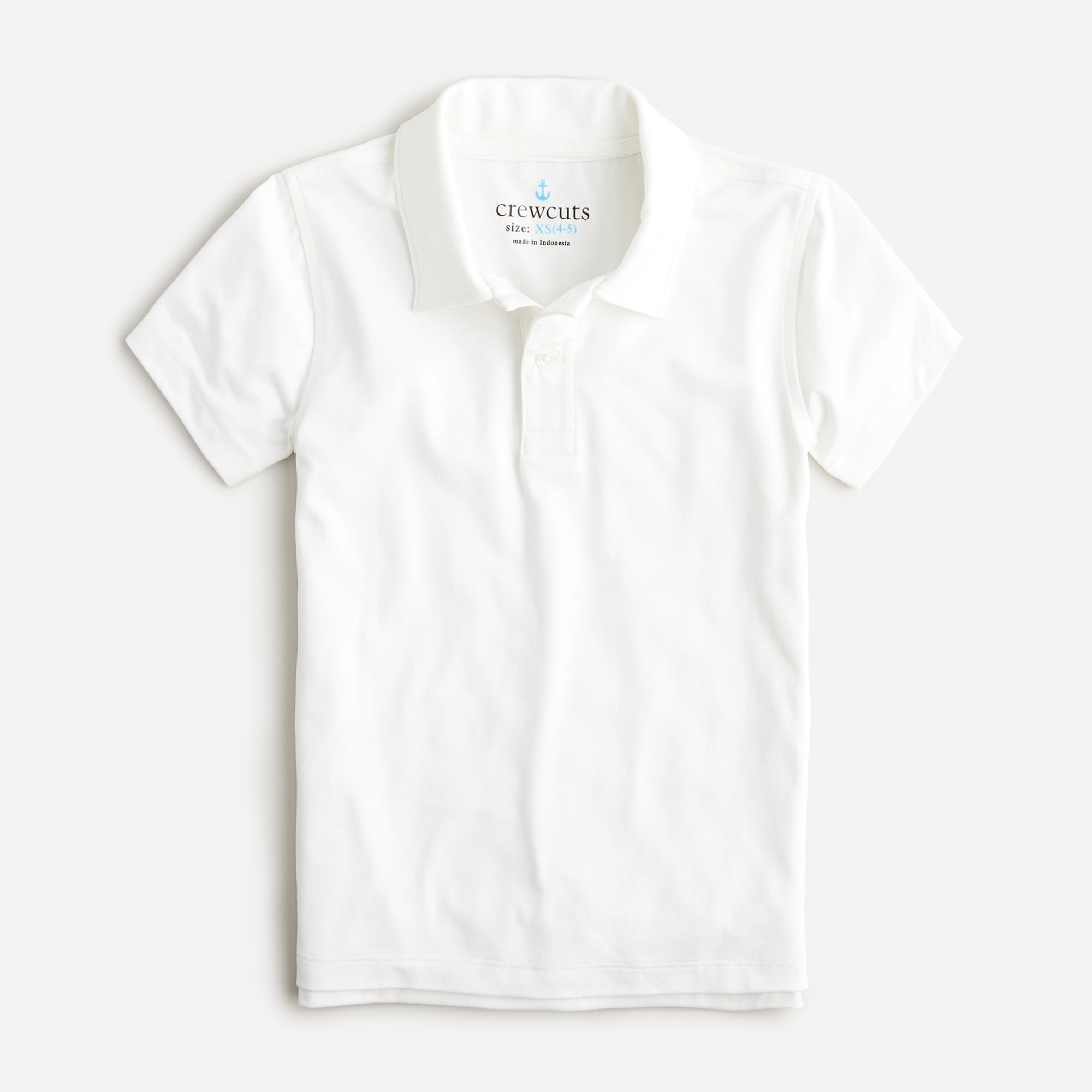 Boys' short-sleeve active polo shirt