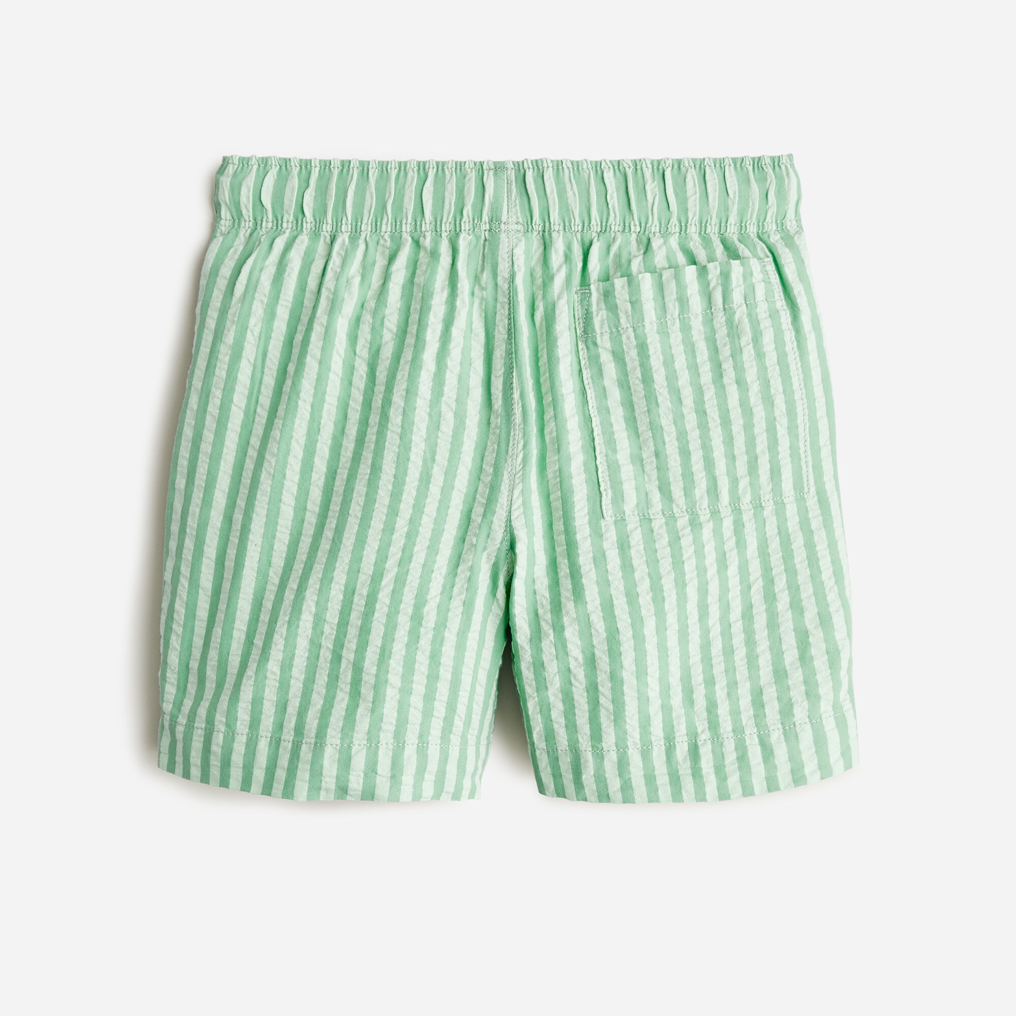 Boys' dock short in seersucker