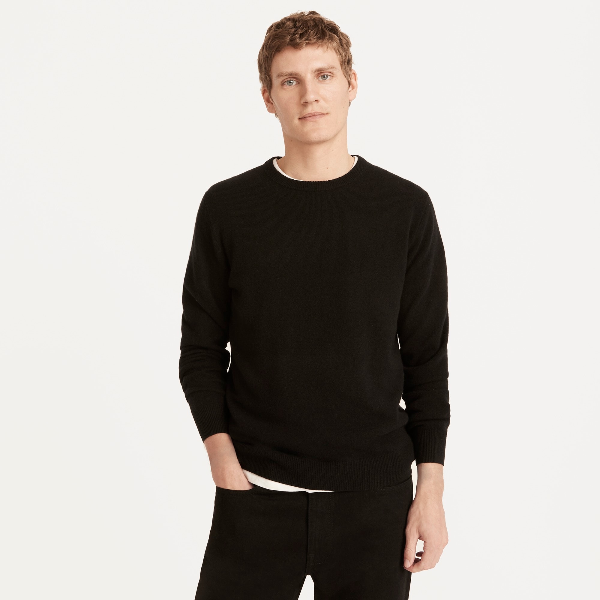 Cashmere crewneck sweater