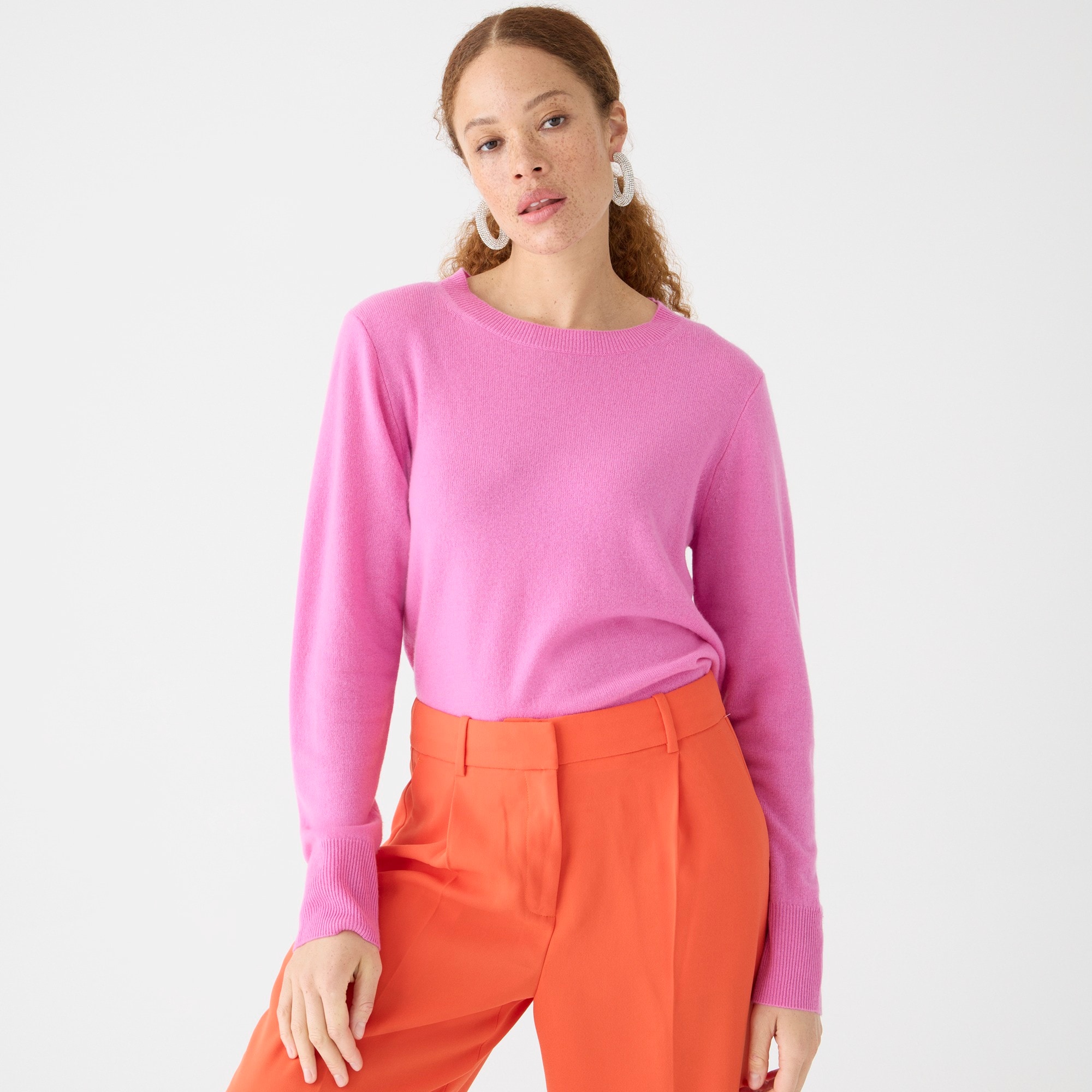 Cashmere classic-fit crewneck sweater