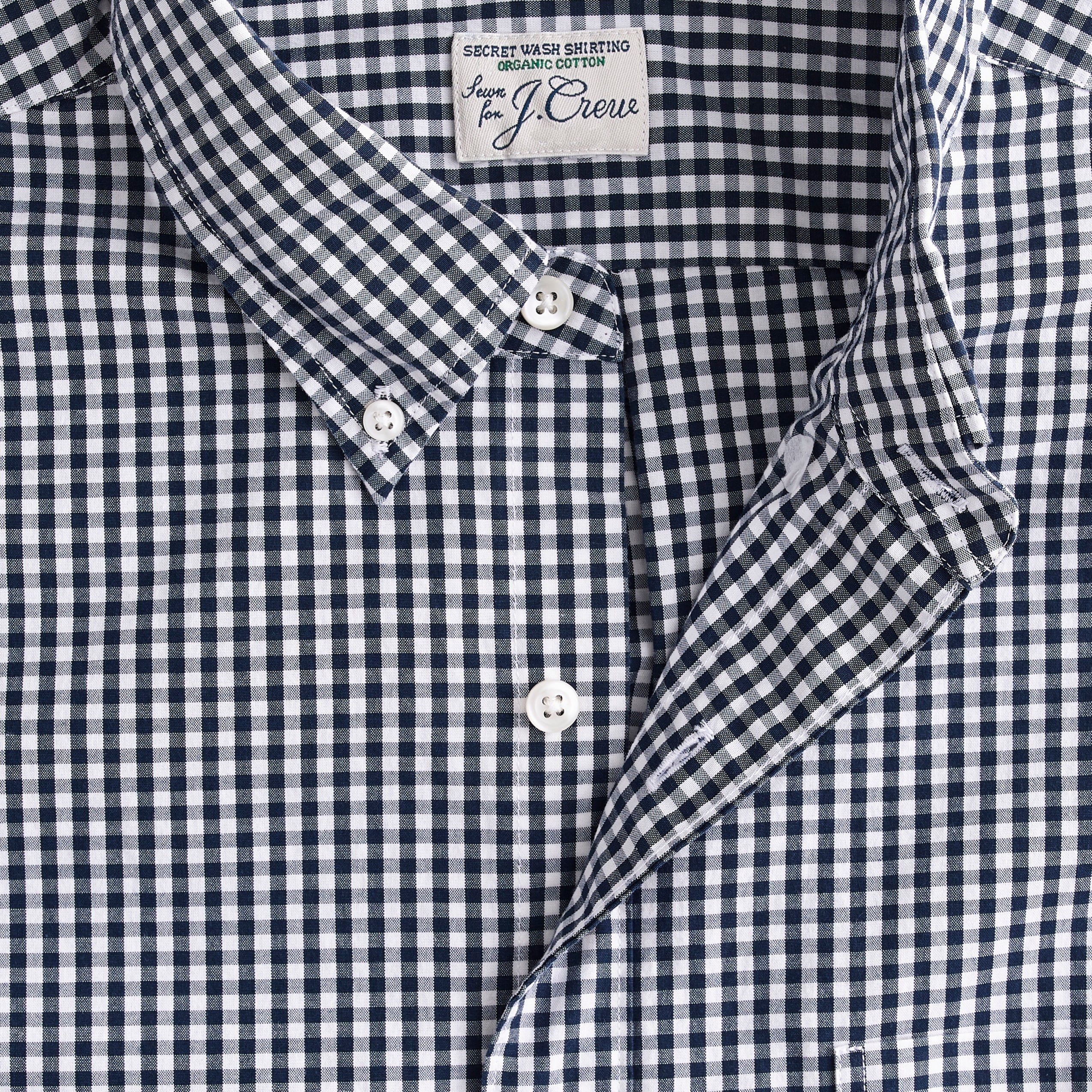 Secret Wash organic cotton poplin shirt
