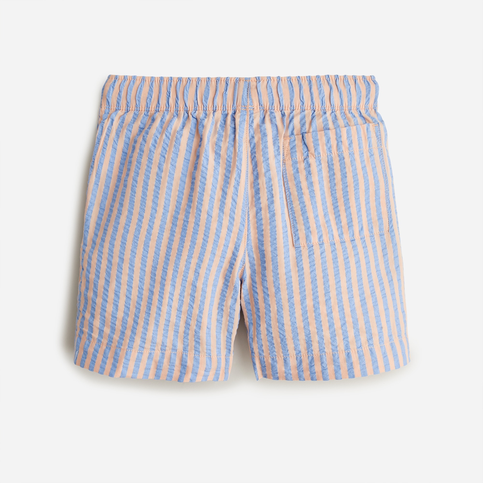 Boys' dock short in seersucker