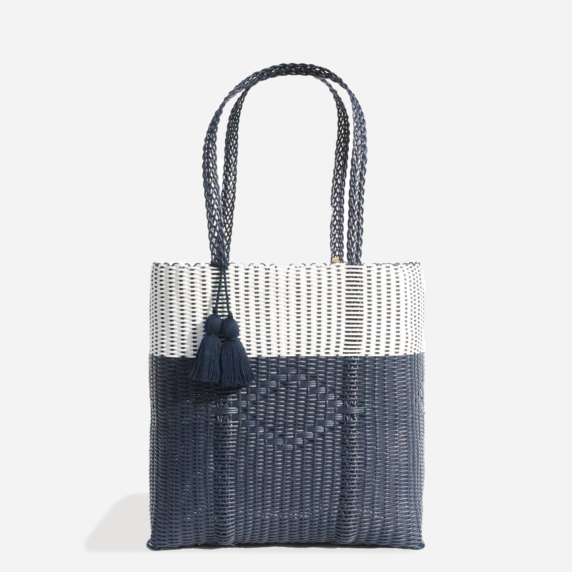 ixöq large recycled-plastic cesta tote