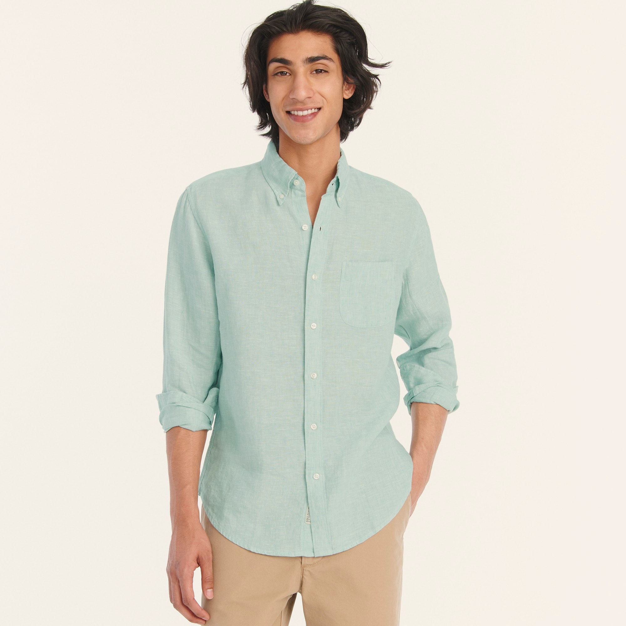 Slim Baird McNutt Irish linen shirt