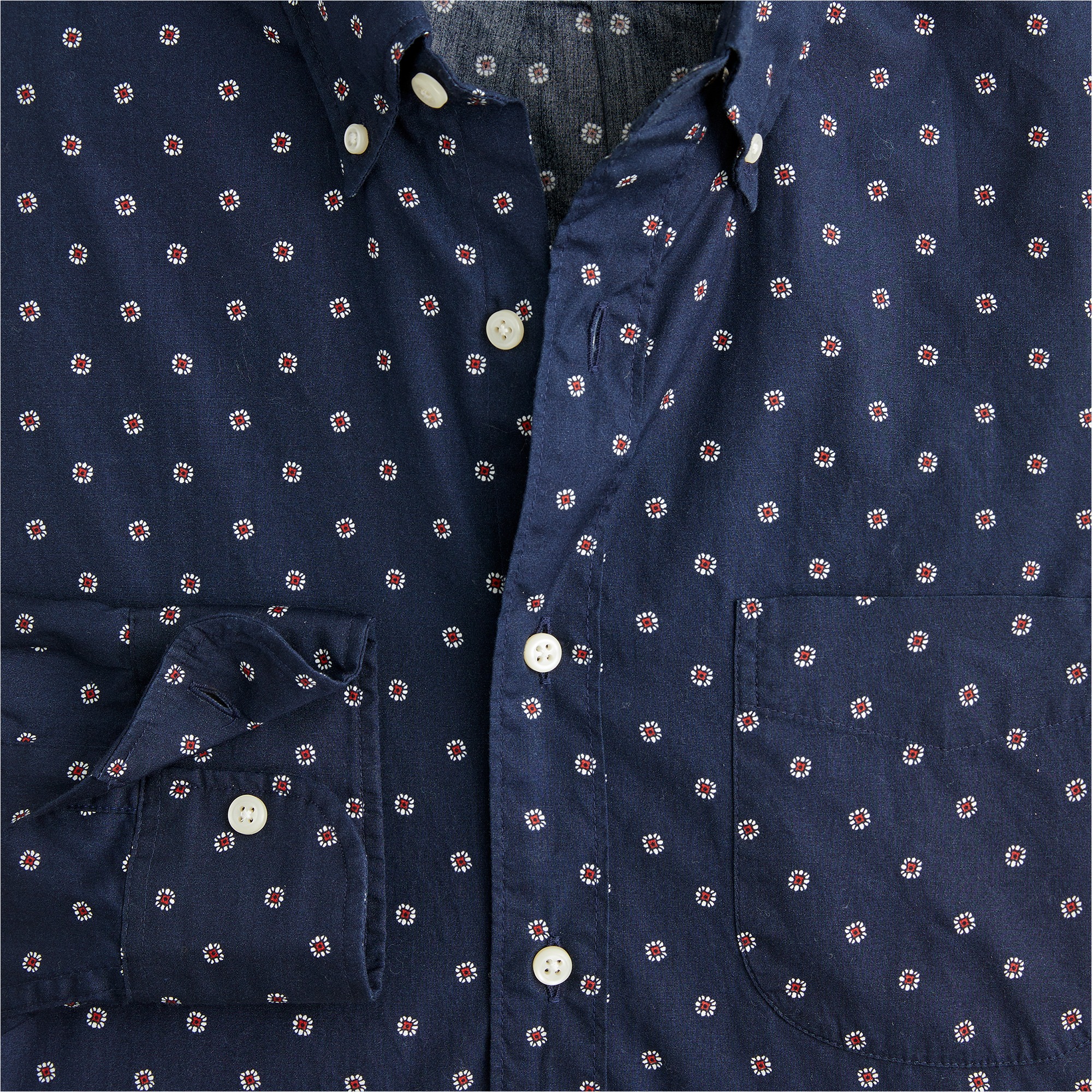 Secret Wash cotton poplin shirt